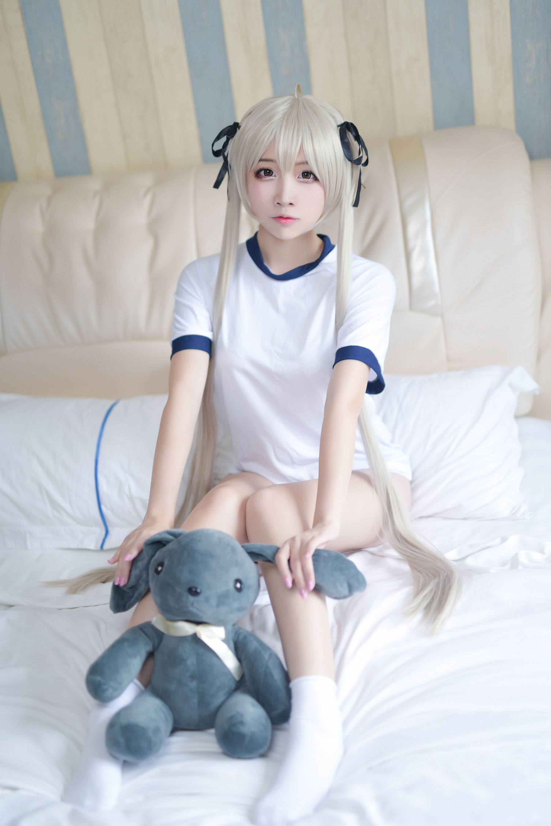 人气Coser二佐Nisa - 穹妹运动服-图2
