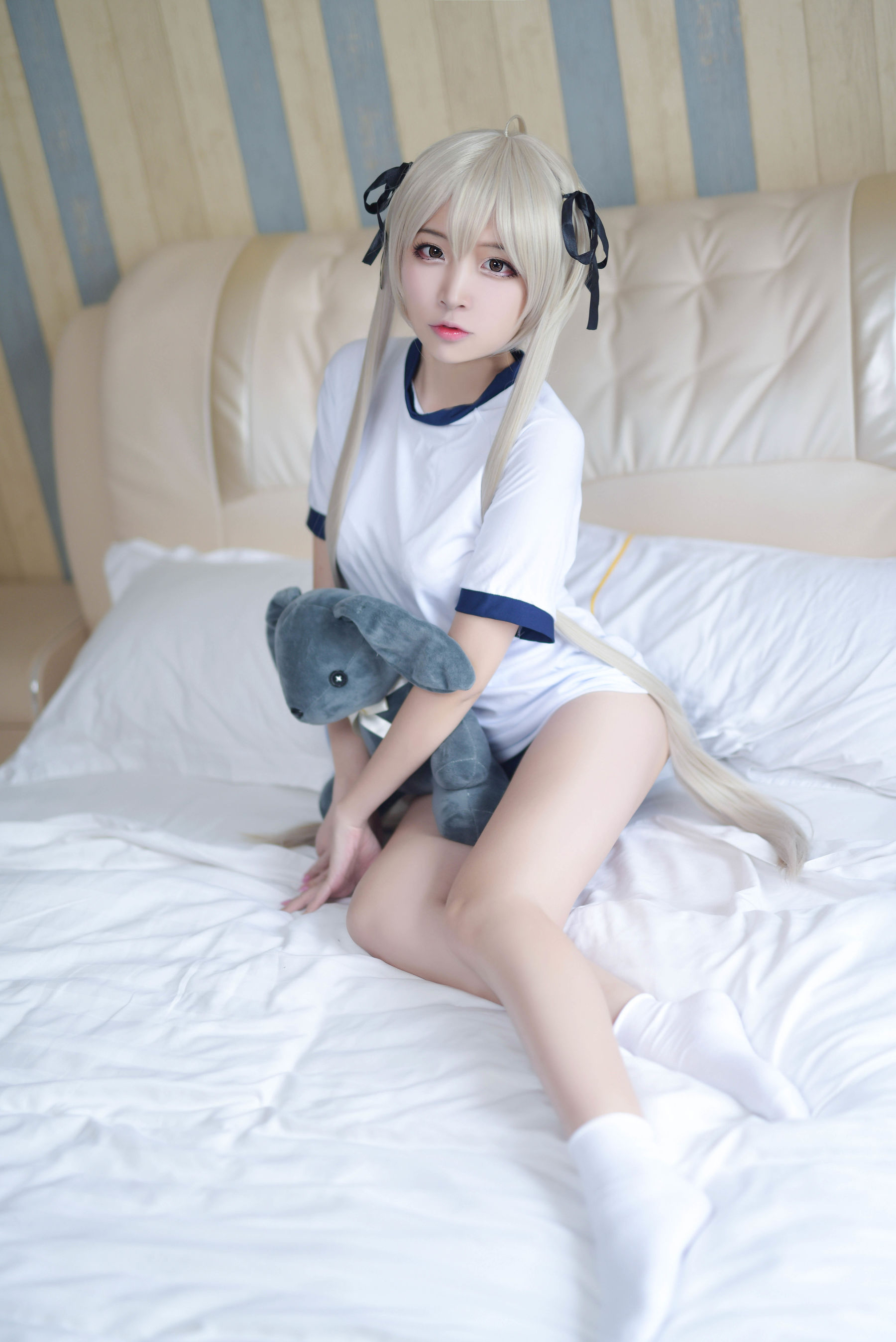 人气Coser二佐Nisa - 穹妹运动服-图4