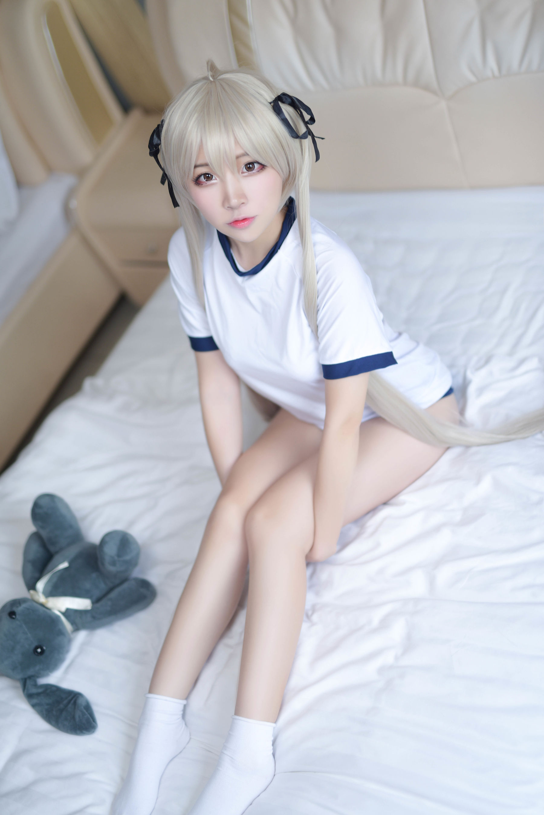 人气Coser二佐Nisa - 穹妹运动服-图6
