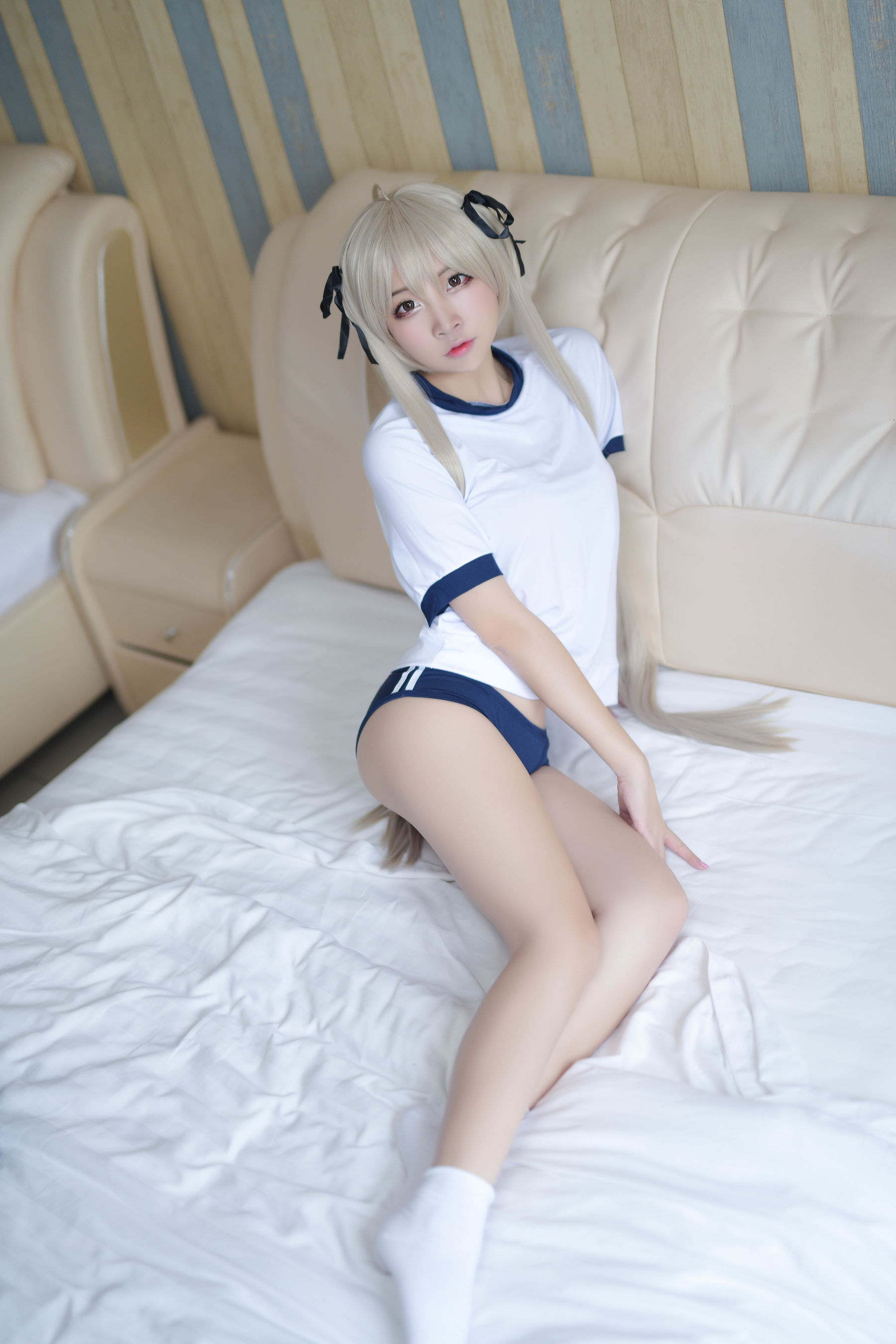 人气Coser二佐Nisa - 穹妹运动服-图7