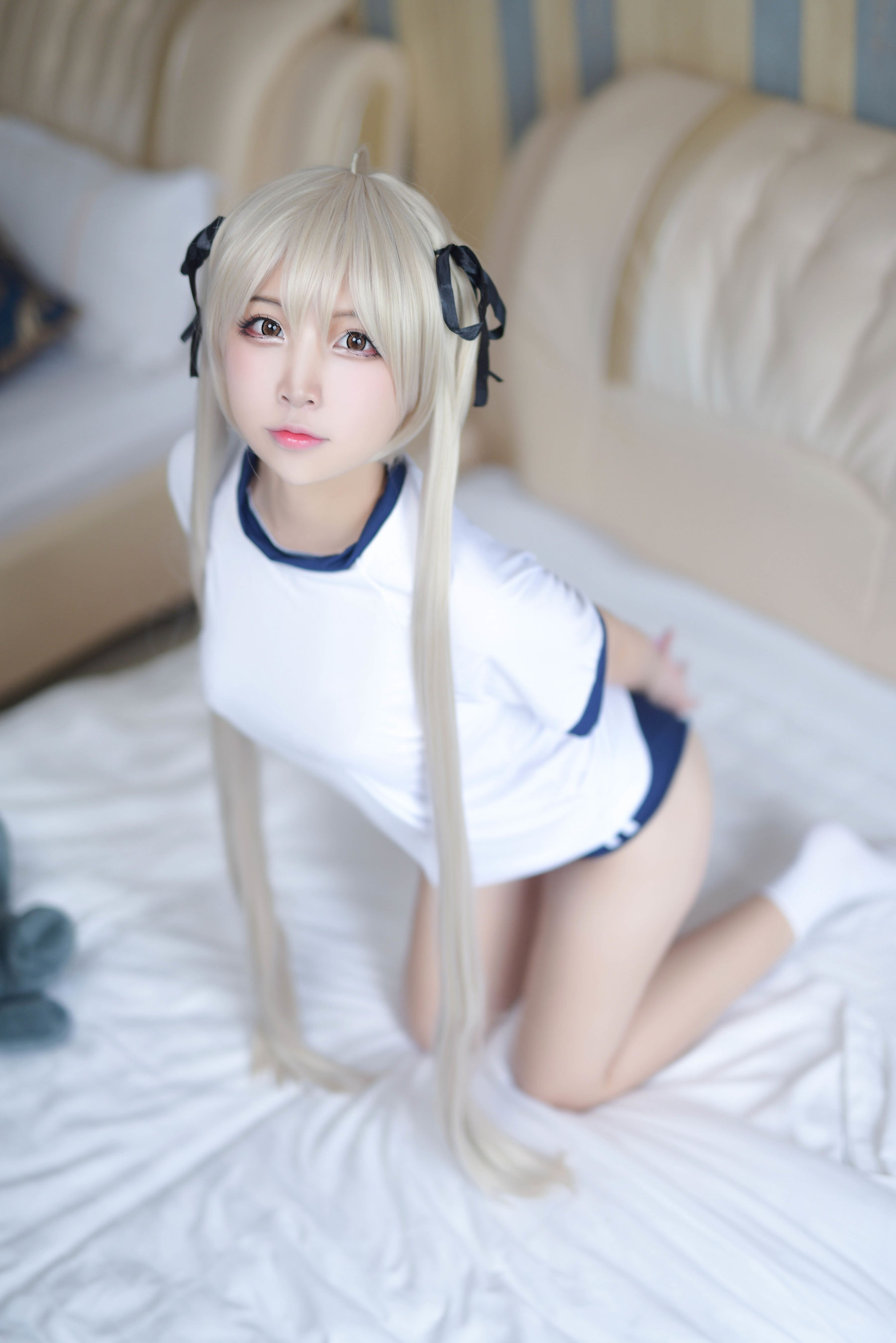 人气Coser二佐Nisa - 穹妹运动服-图8