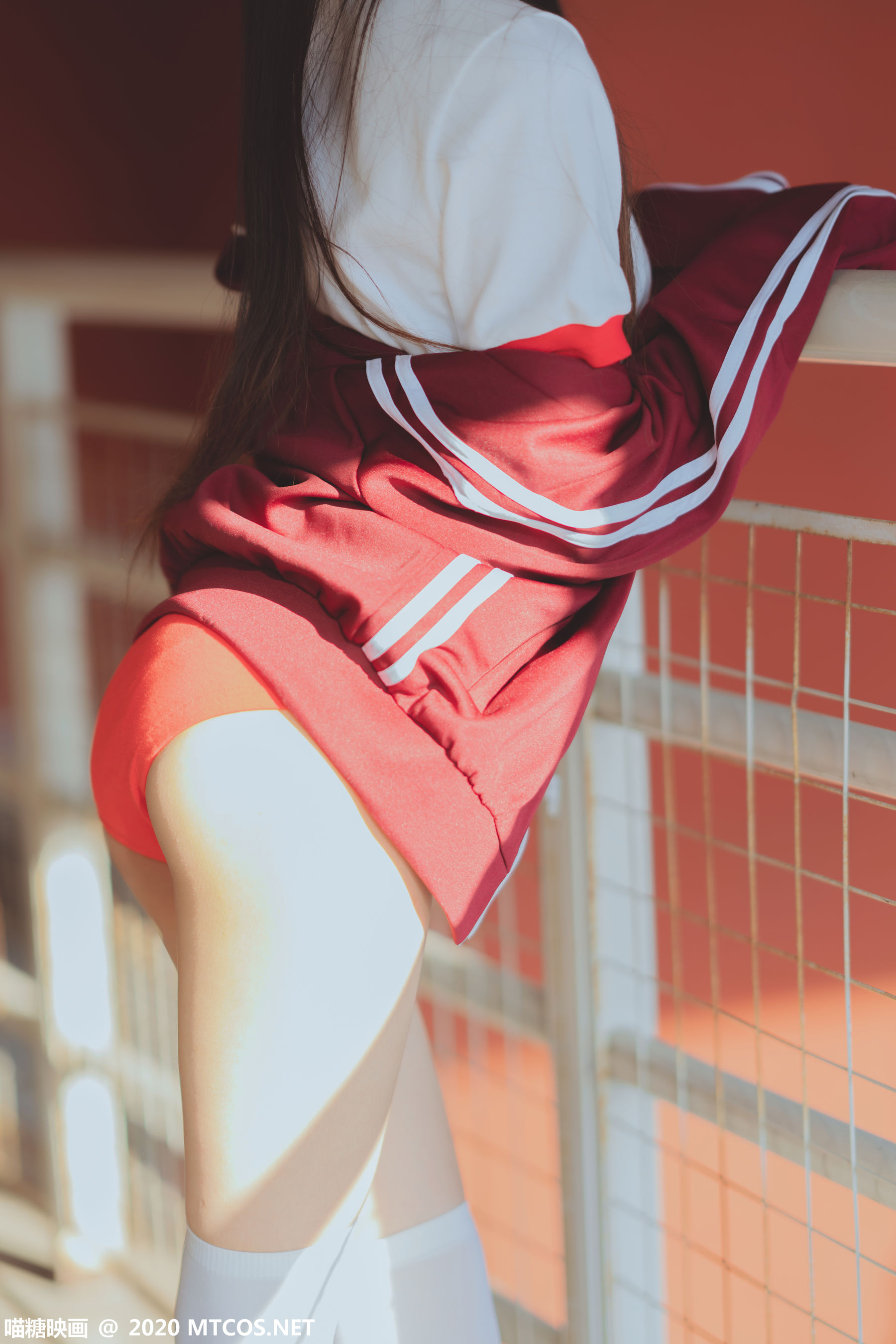 VOL.308 红色体操服-图0