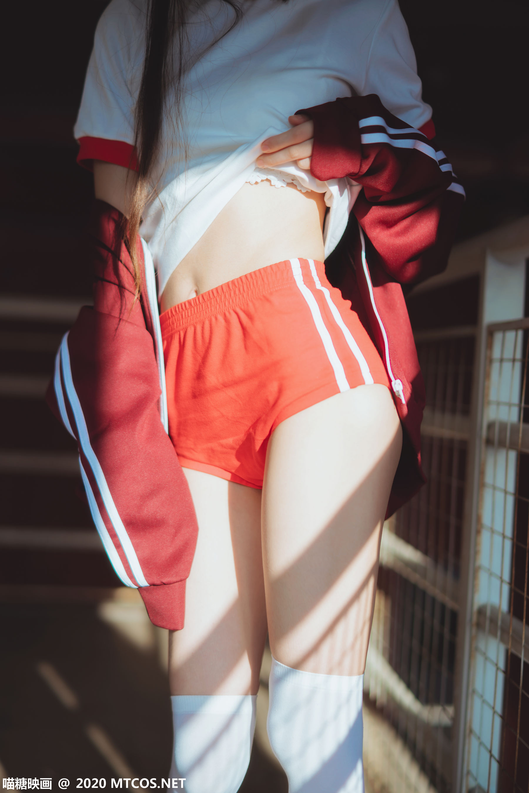 VOL.308 红色体操服-图10