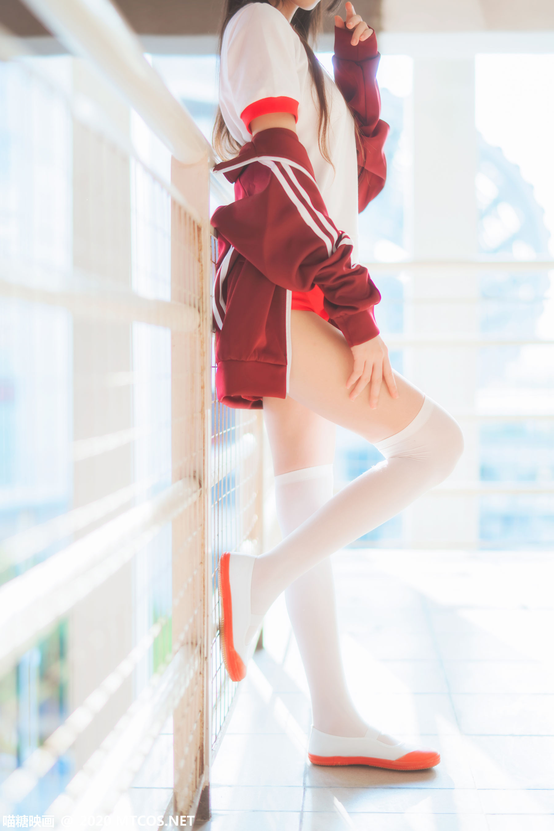 VOL.308 红色体操服-图13