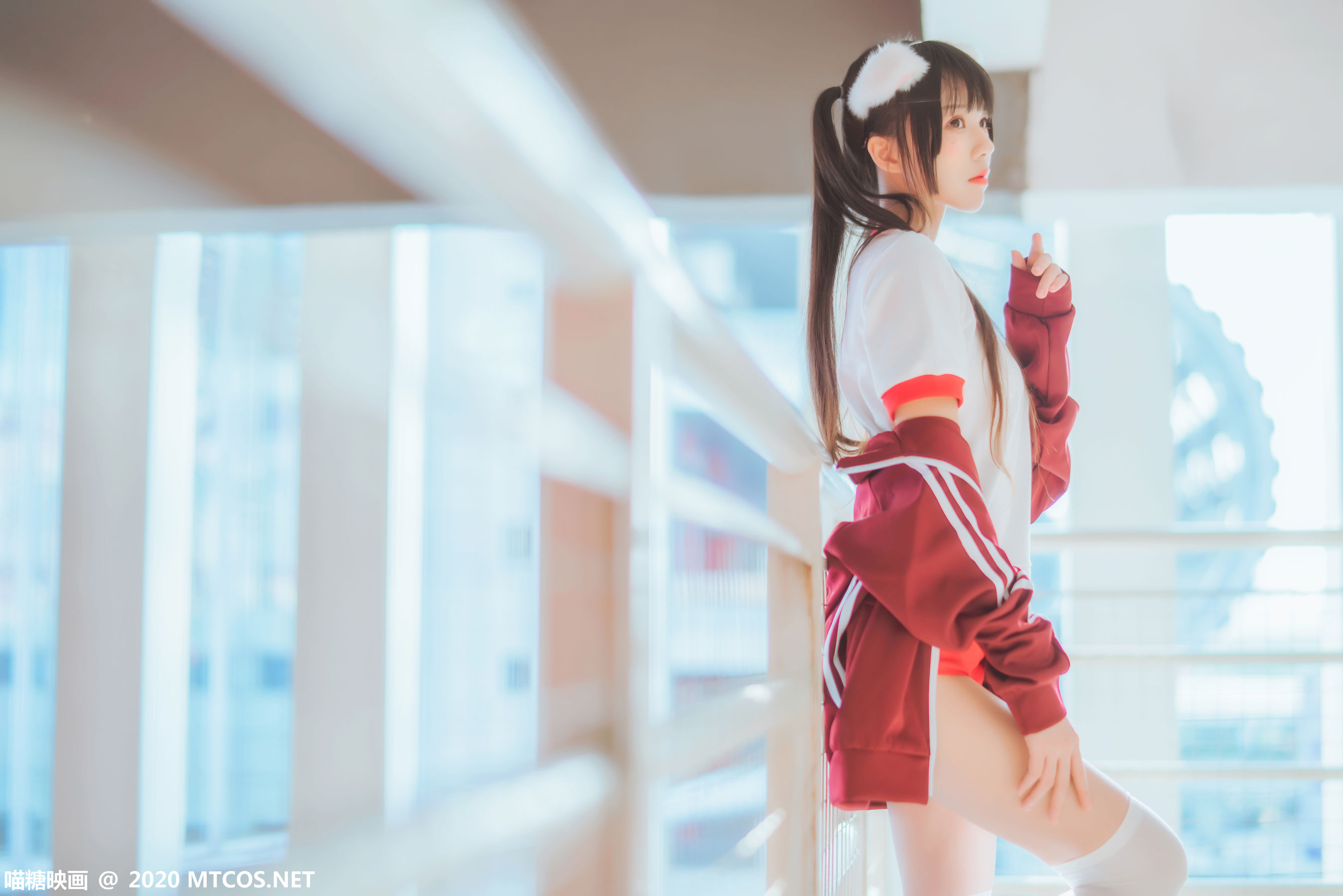VOL.308 红色体操服-图14