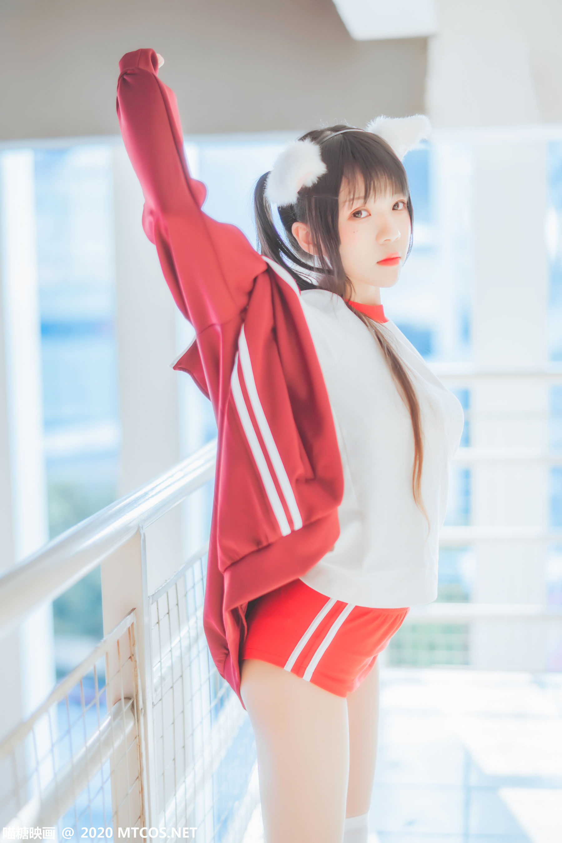 VOL.308 红色体操服-图15
