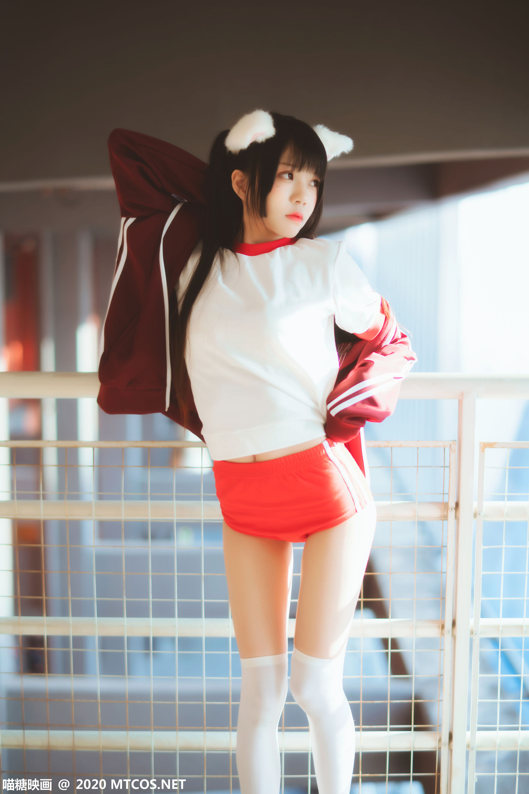VOL.308 红色体操服-图16