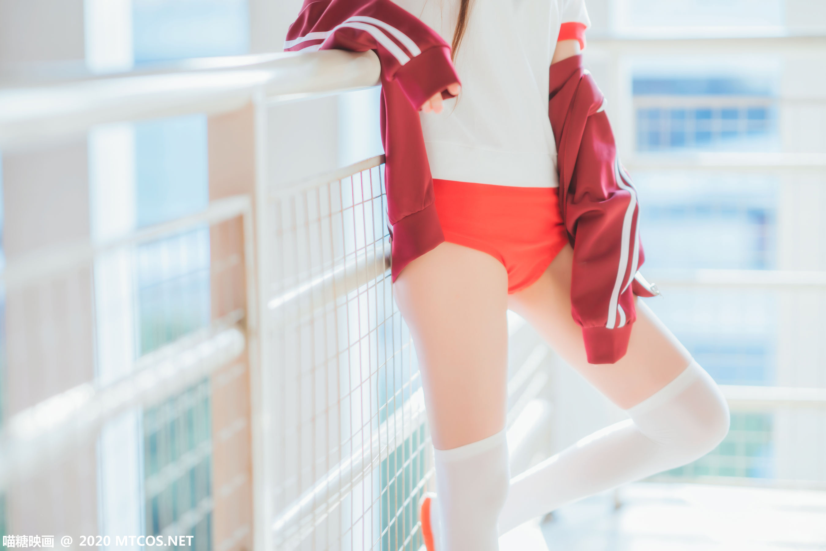 VOL.308 红色体操服-图20