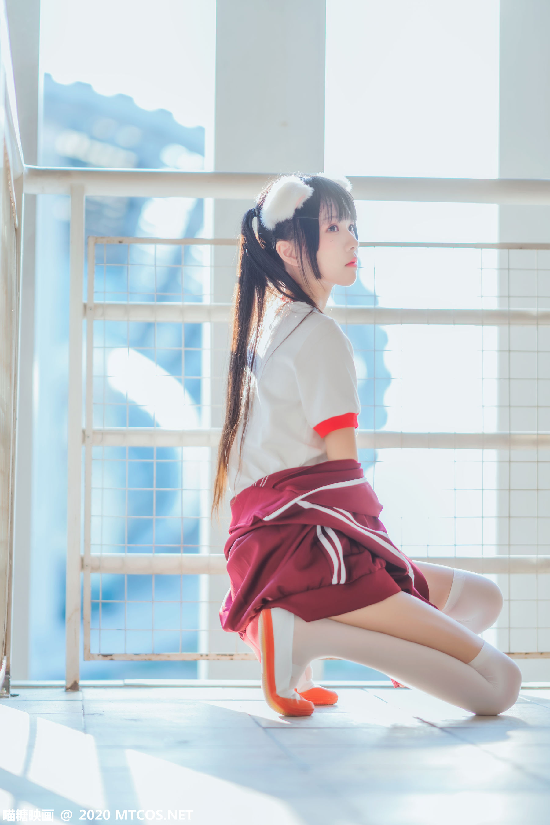 VOL.308 红色体操服-图21