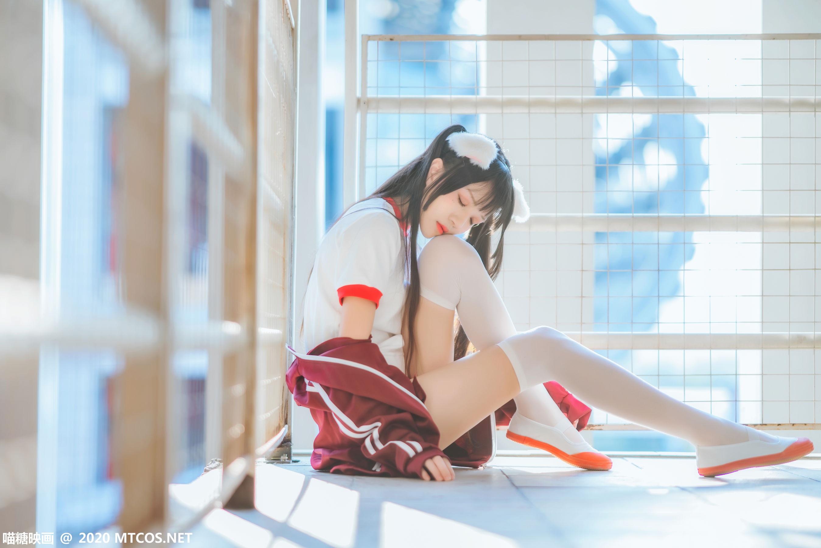 VOL.308 红色体操服-图23