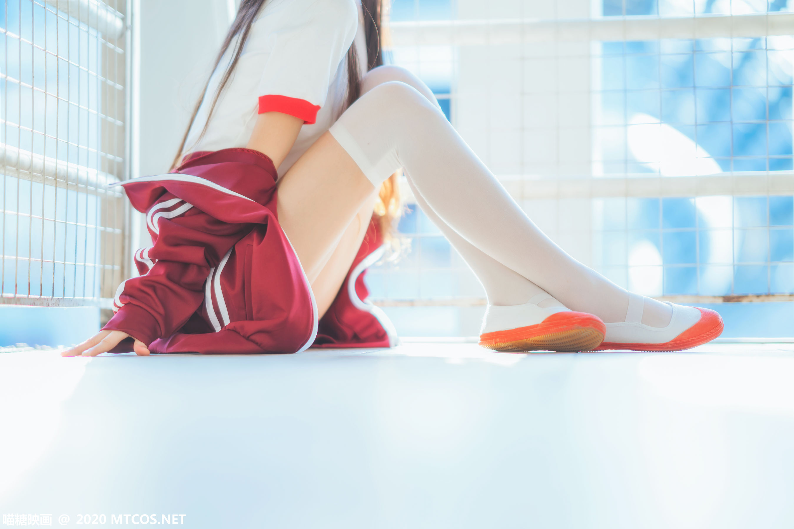VOL.308 红色体操服-图24