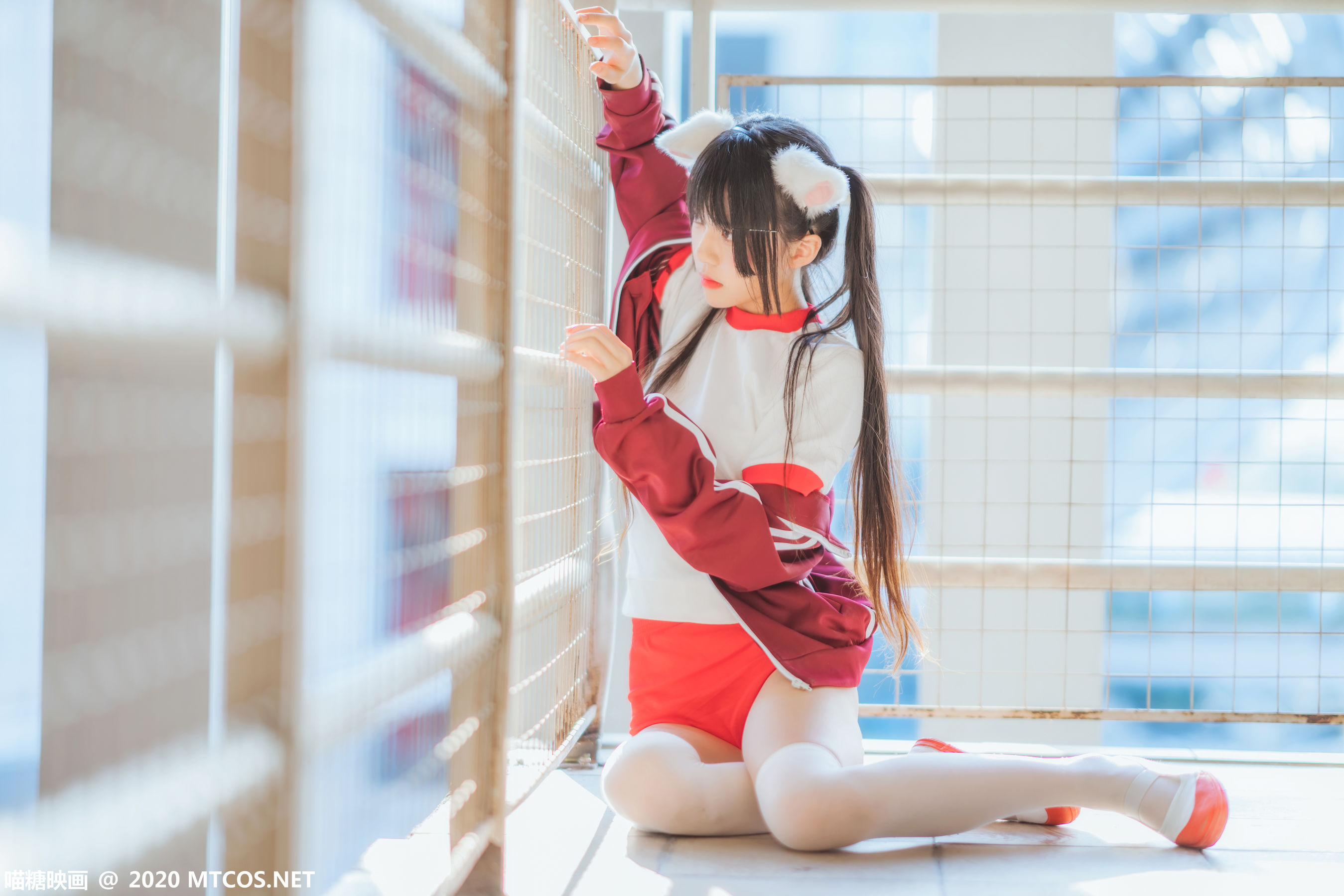 VOL.308 红色体操服-图27