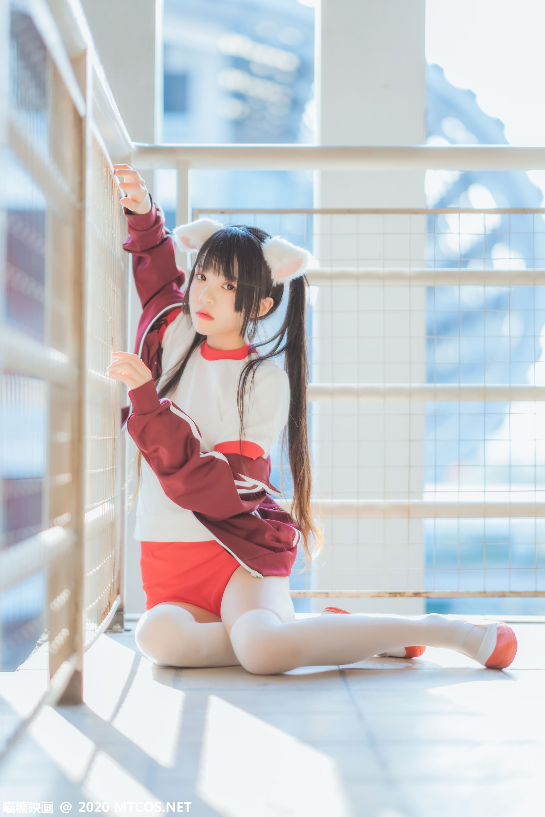 VOL.308 红色体操服-图28