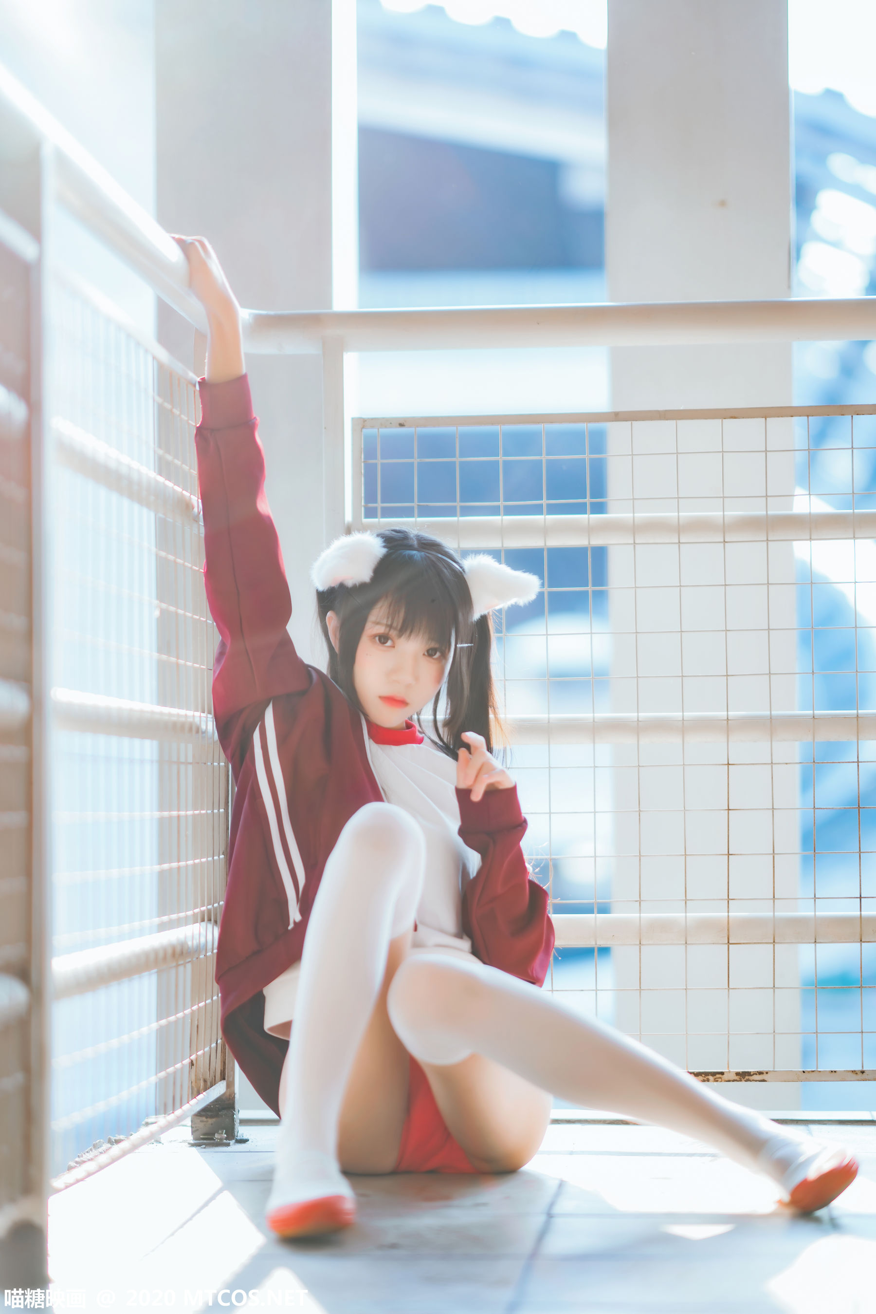 VOL.308 红色体操服-图29