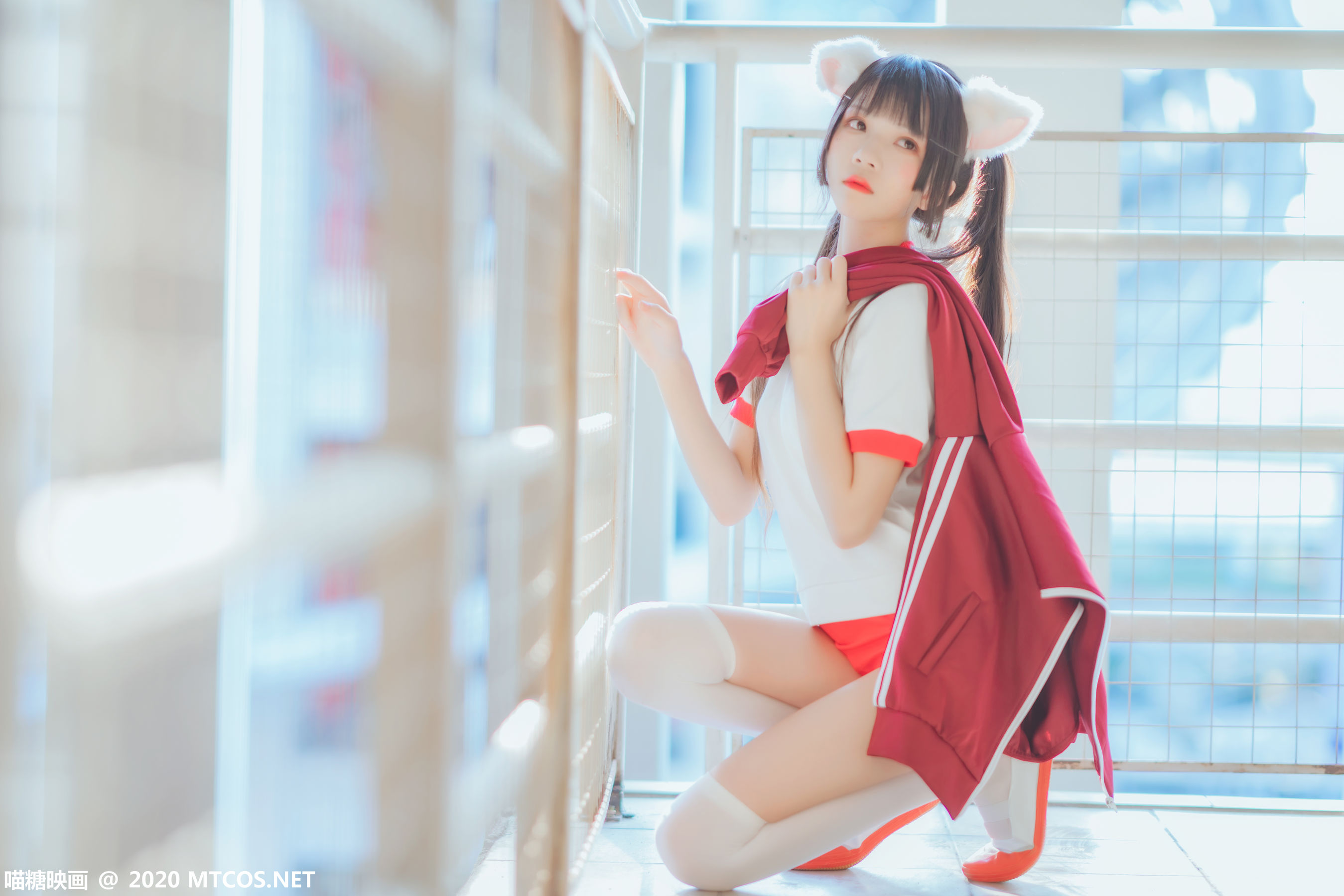VOL.308 红色体操服-图30