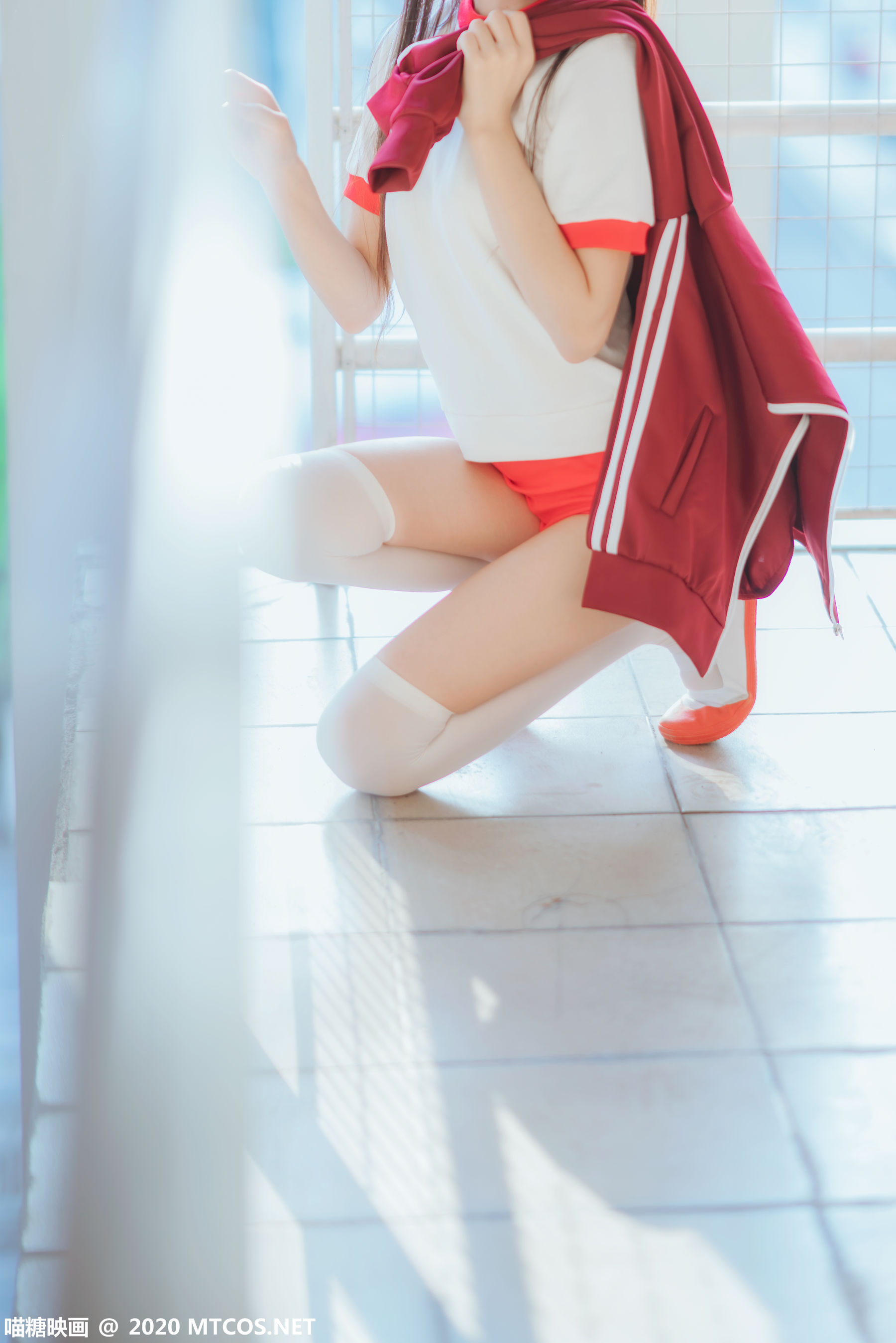 VOL.308 红色体操服-图31