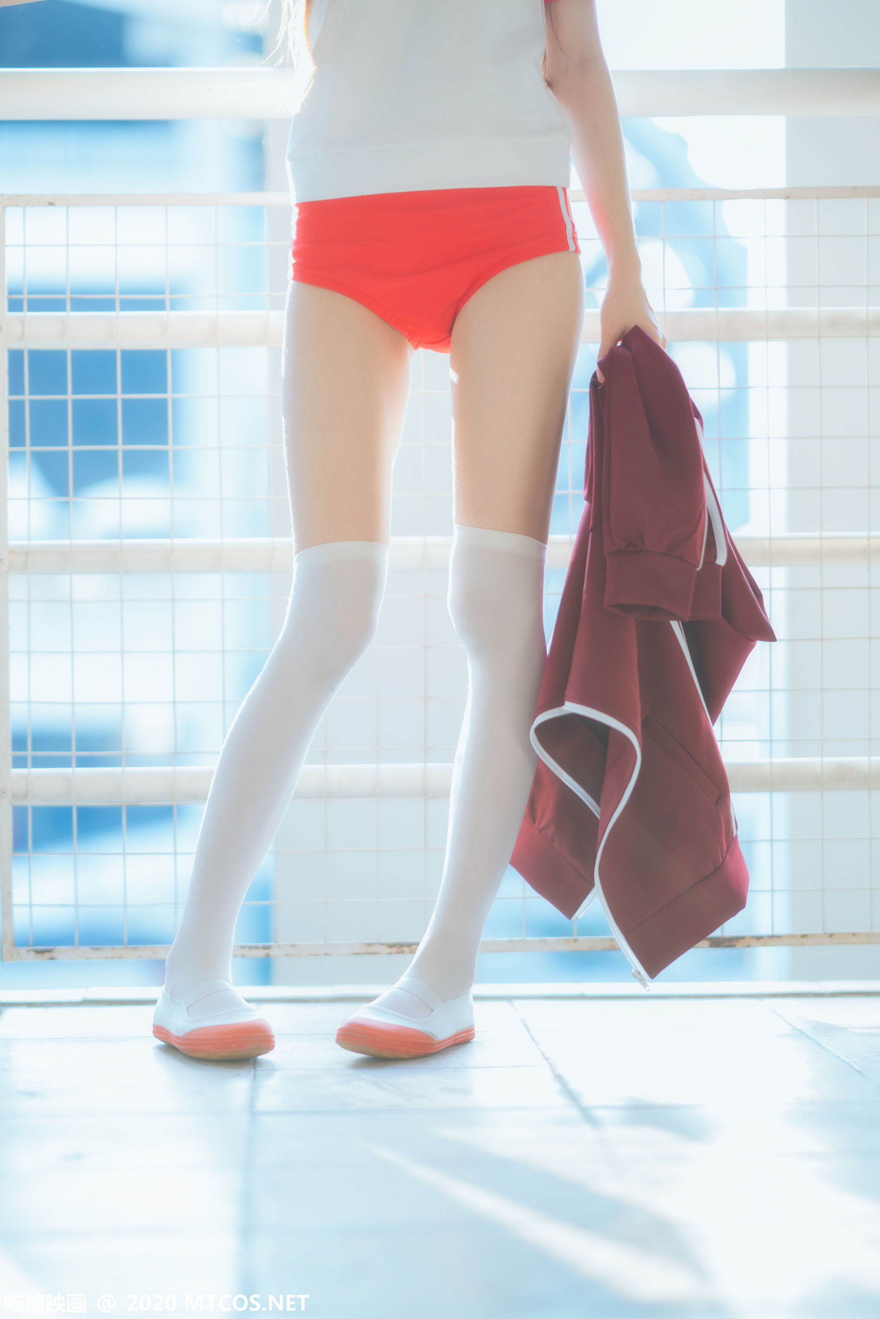 VOL.308 红色体操服-图32