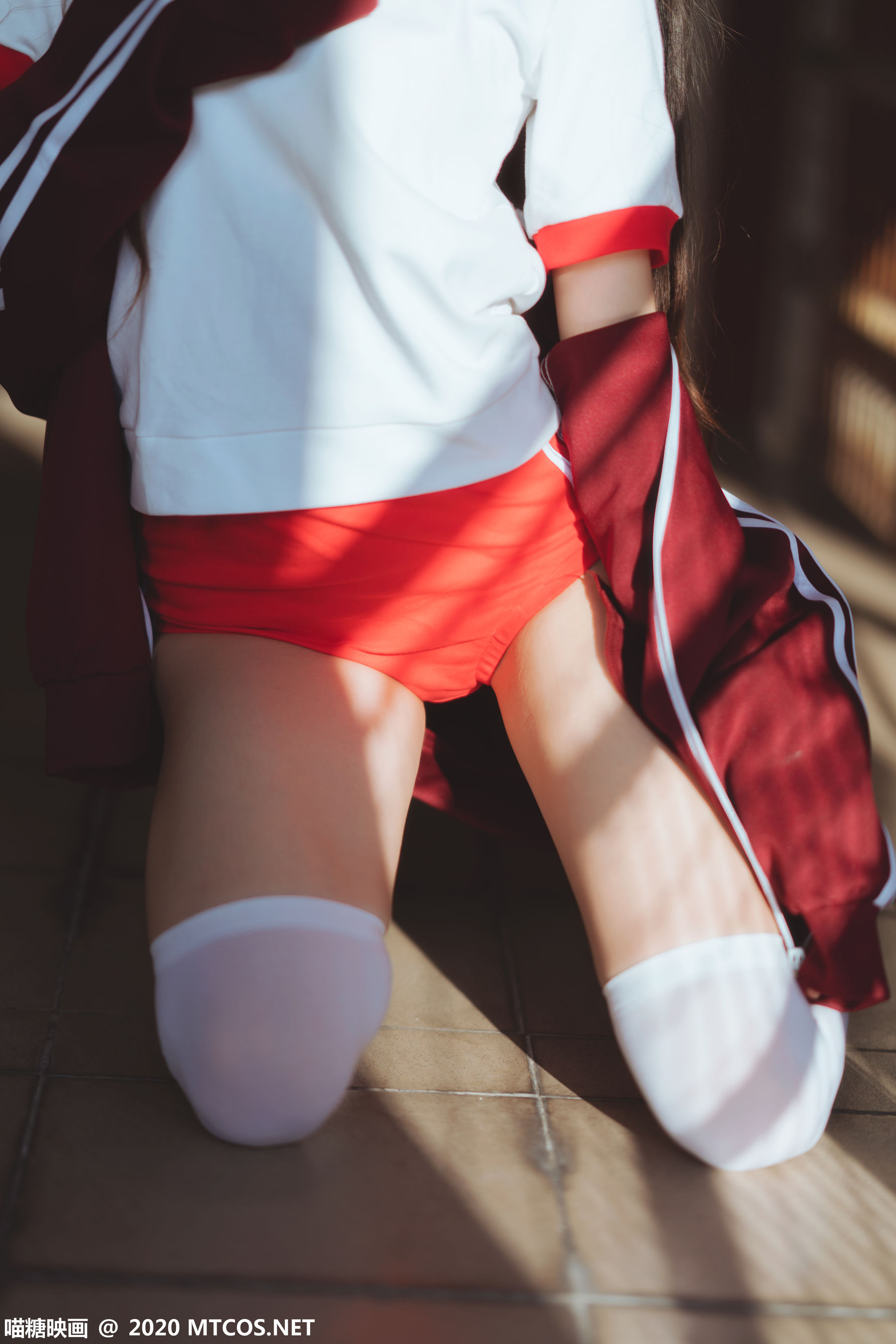 VOL.308 红色体操服-图6