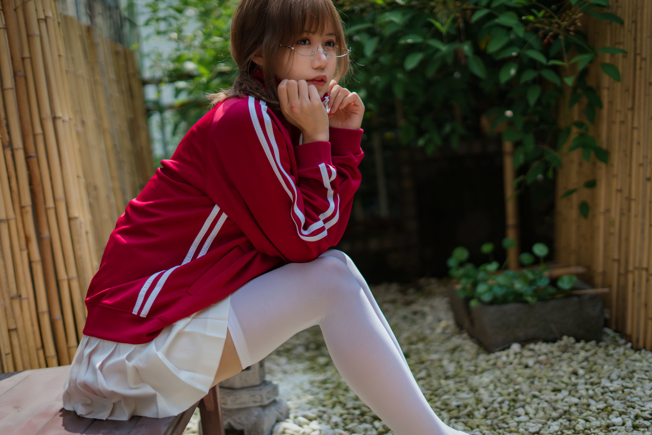 动漫博主小仓千代w - 红色体操服-图15