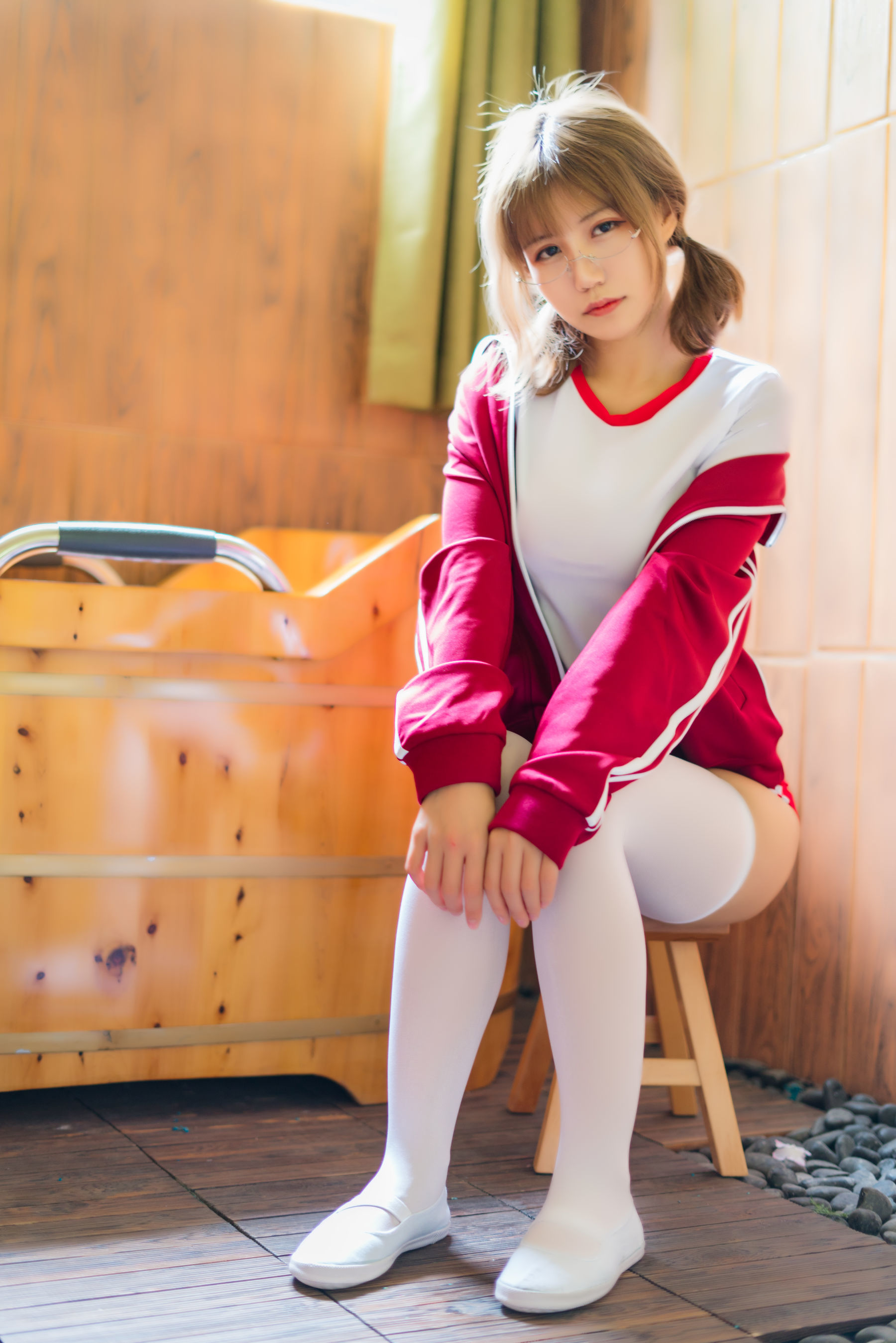 动漫博主小仓千代w - 红色体操服-图32