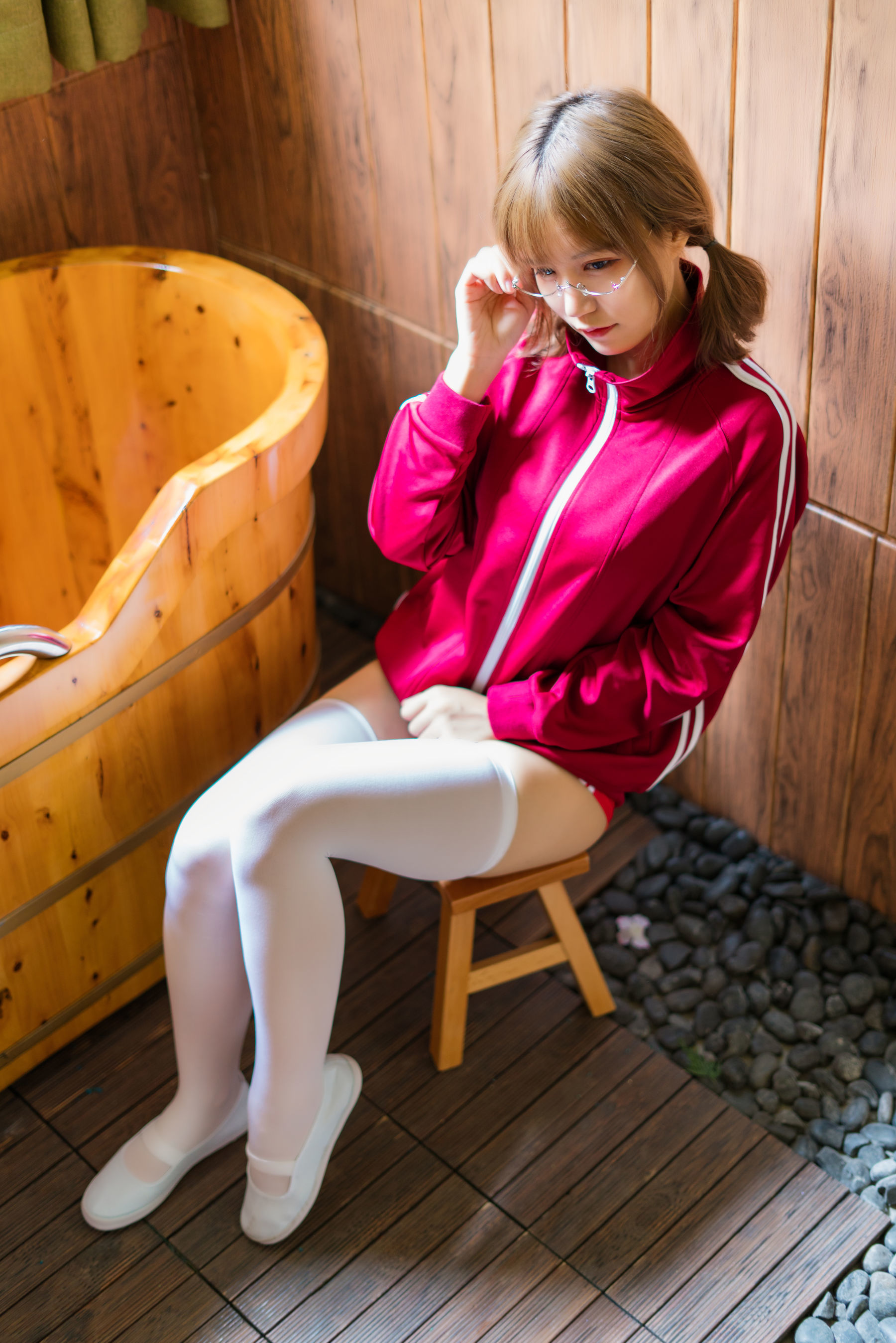 动漫博主小仓千代w - 红色体操服-图33