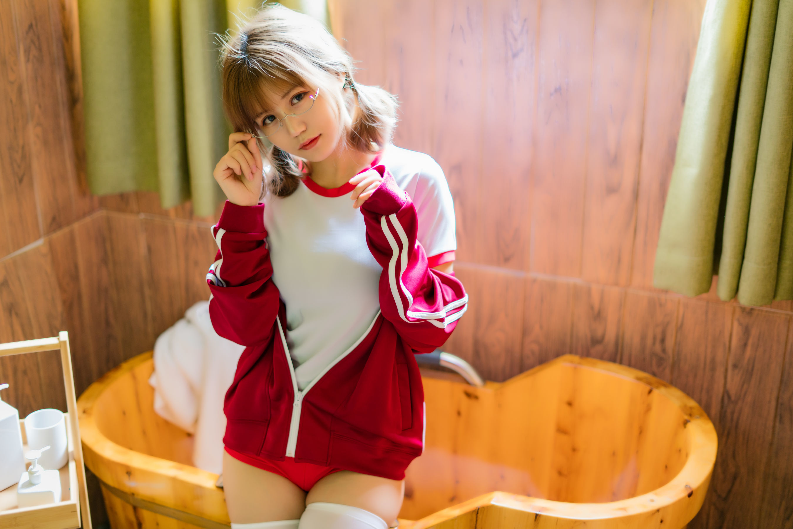 动漫博主小仓千代w - 红色体操服-图35