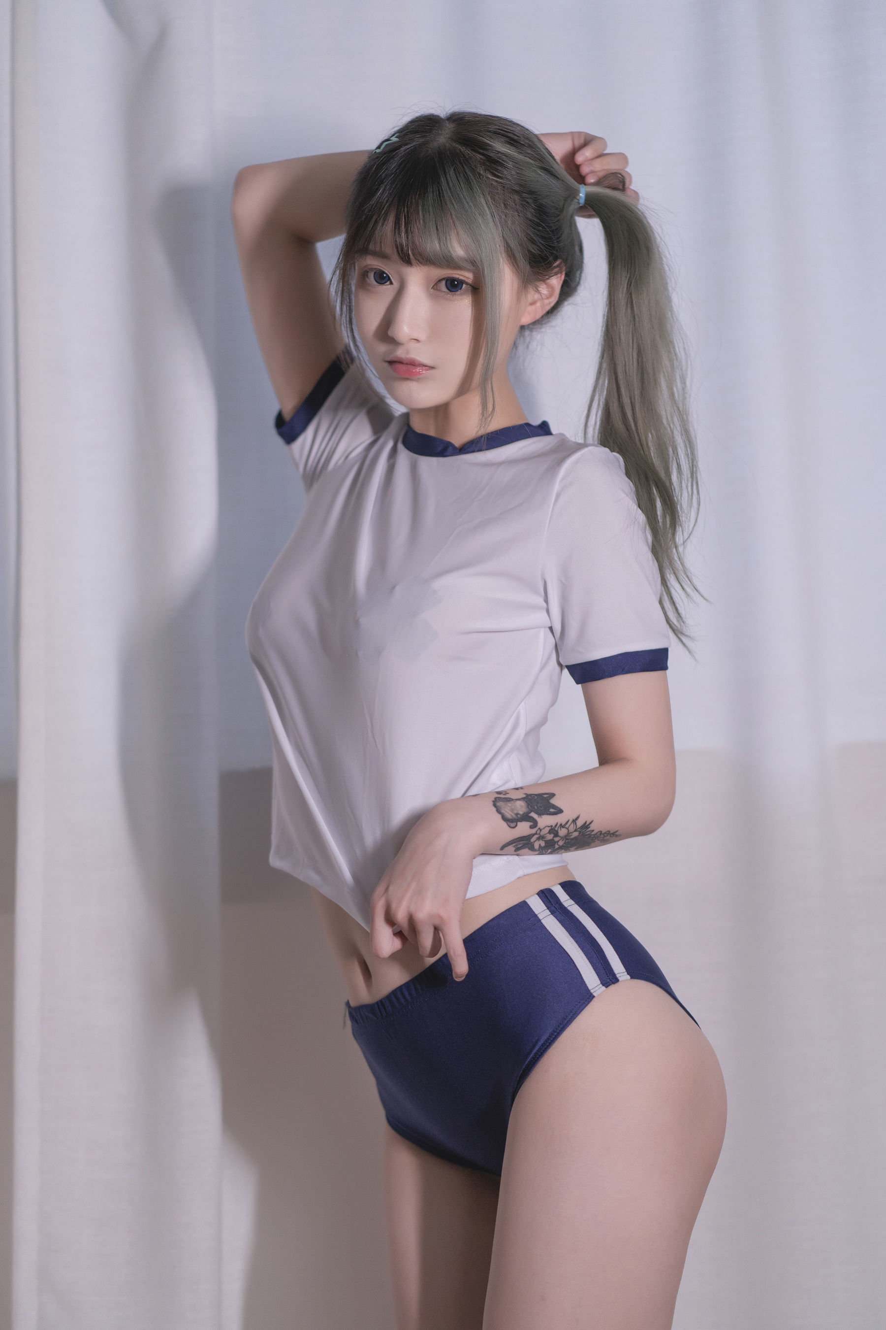 动漫博主铁板烧鬼舞w - 体操服-图10