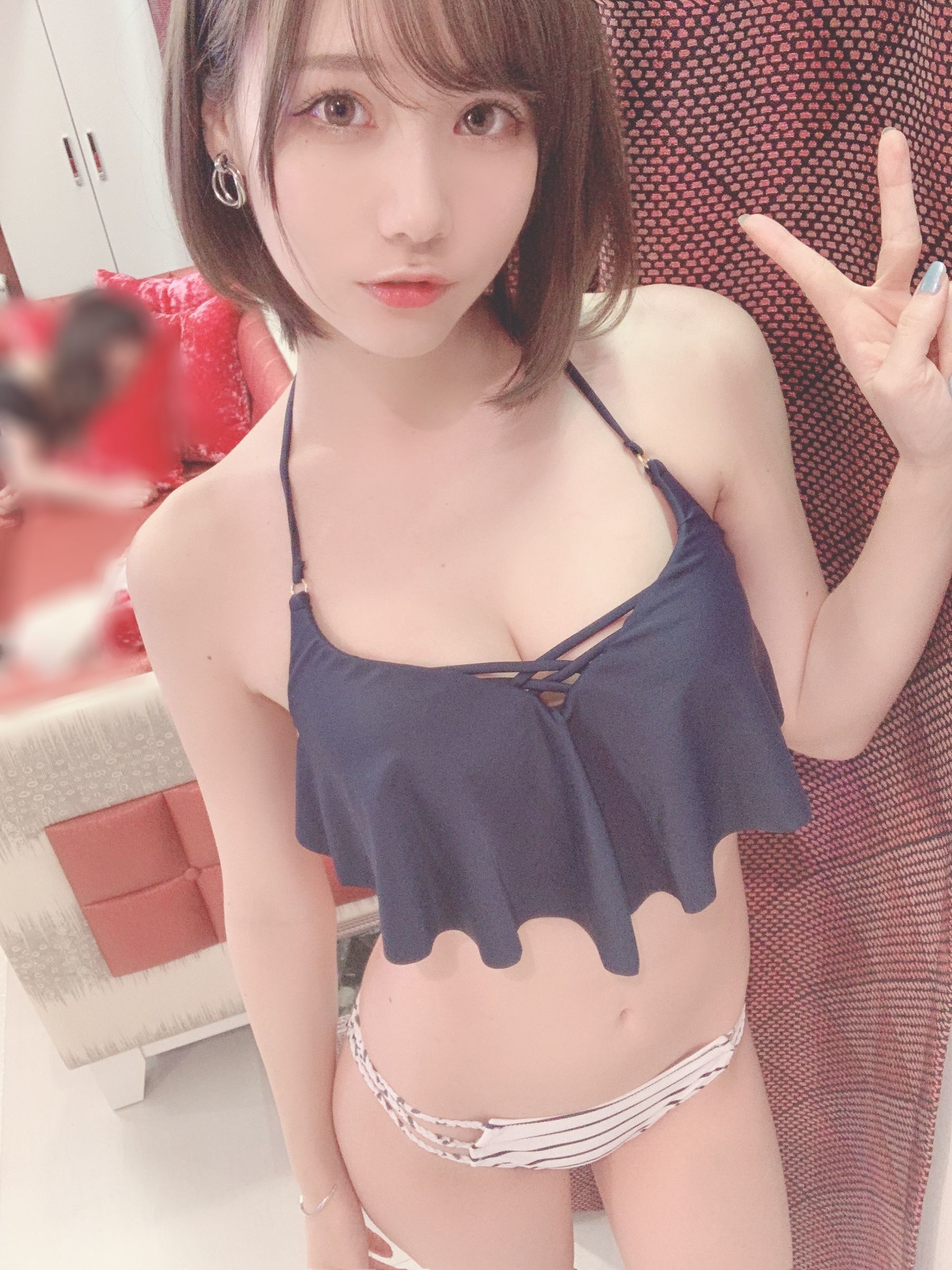 日本甜美COSERけんけん 2020.08 ネイビービキニ海军比基尼-图11