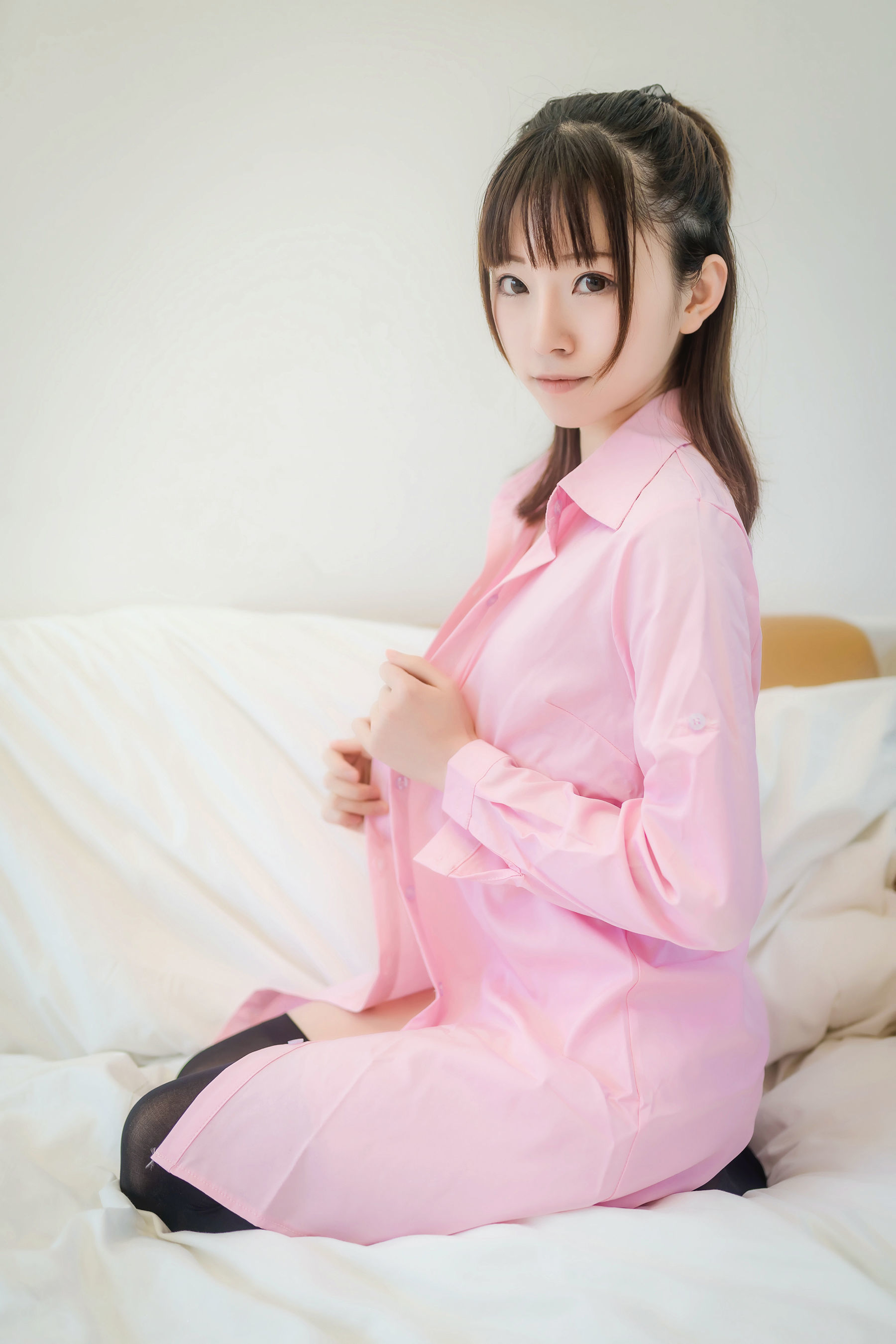 动漫博主Kitaro_绮太郎 - 粉色衬衫-图29