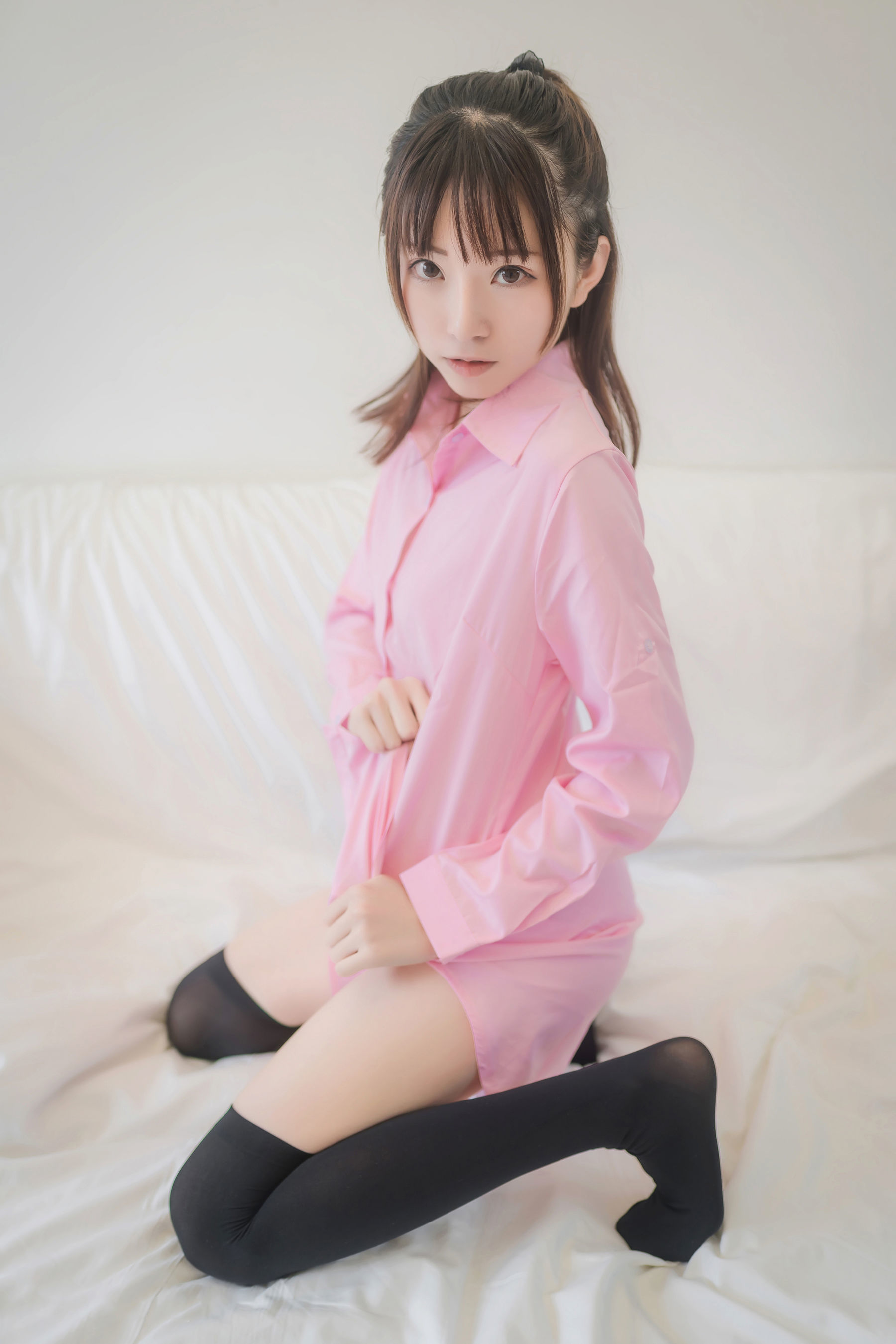 动漫博主Kitaro_绮太郎 - 粉色衬衫-图36