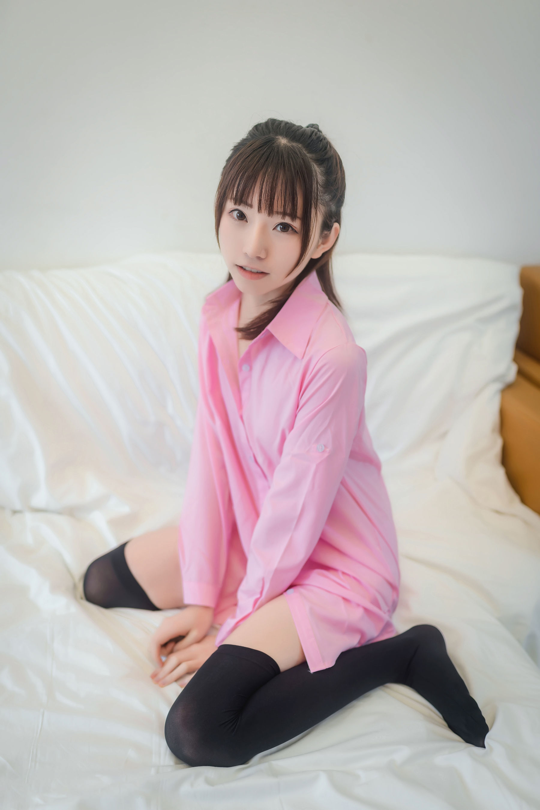动漫博主Kitaro_绮太郎 - 粉色衬衫-图5
