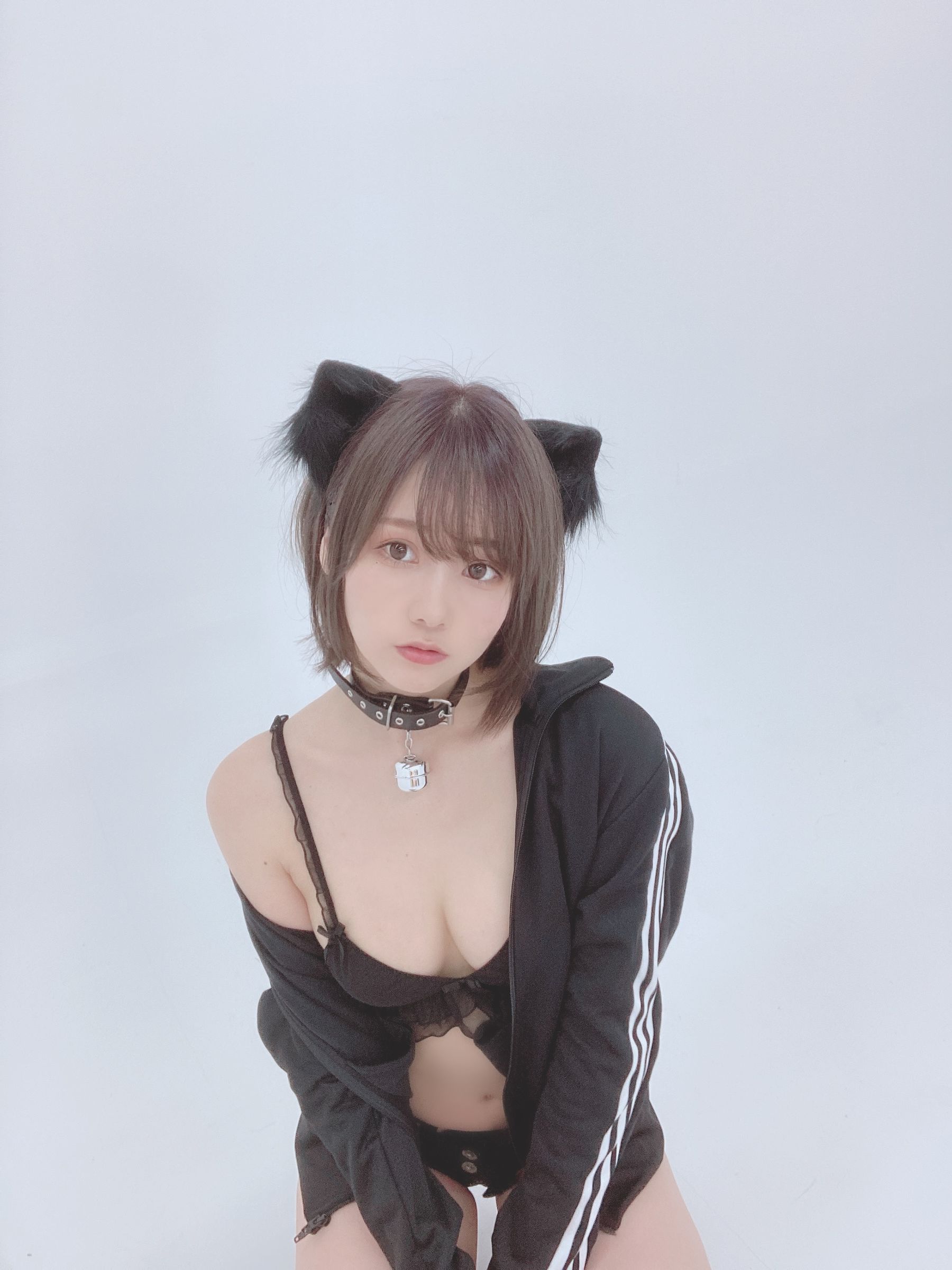日本甜美COSERけんけん 2020.08 黒猫-图1