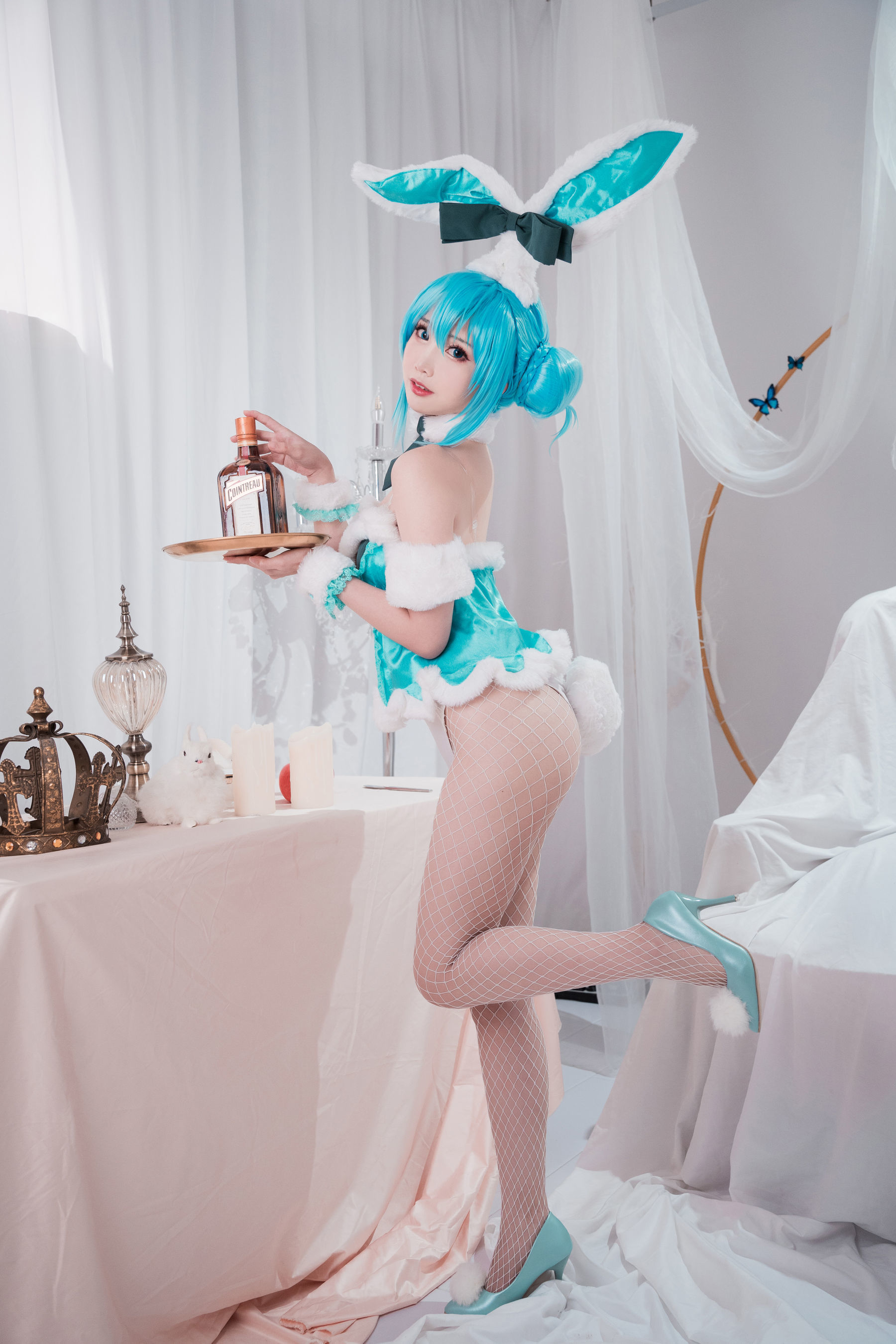 可爱人气Coser面饼仙儿 - 初音兔女郎-图16