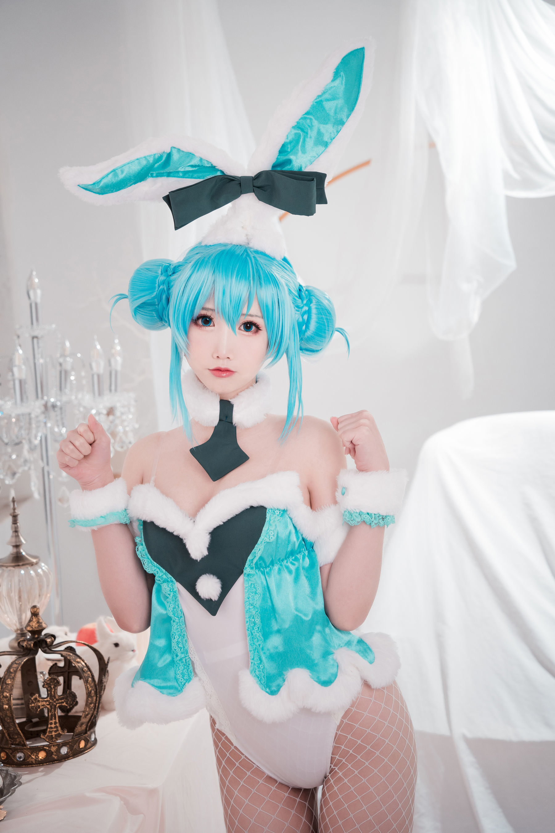 可爱人气Coser面饼仙儿 - 初音兔女郎-图6