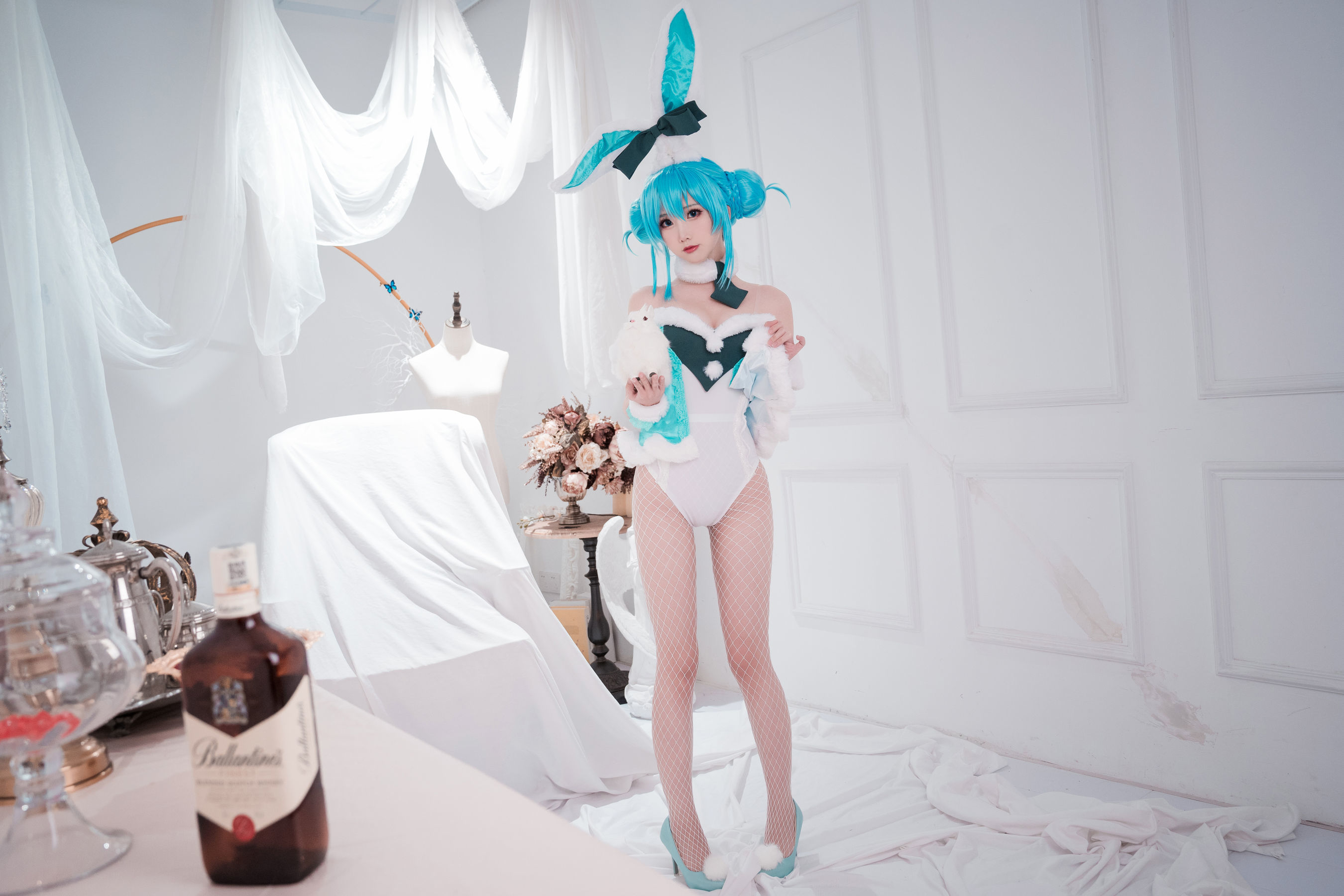 可爱人气Coser面饼仙儿 - 初音兔女郎-图7