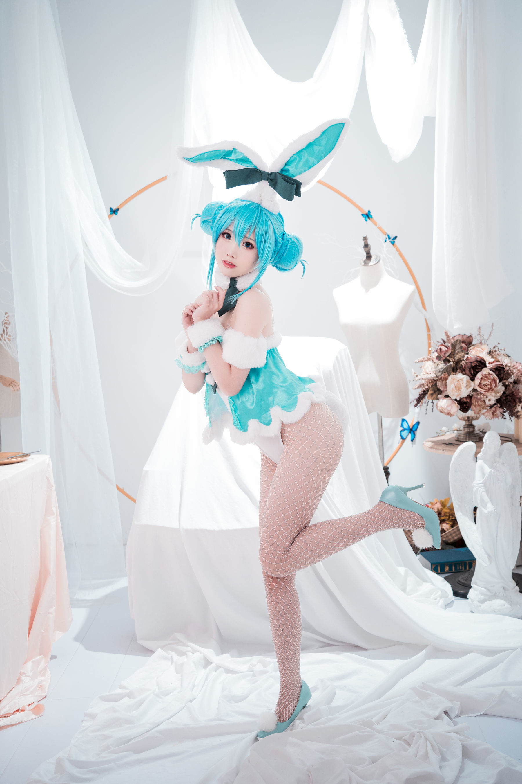 可爱人气Coser面饼仙儿 - 初音兔女郎-图8