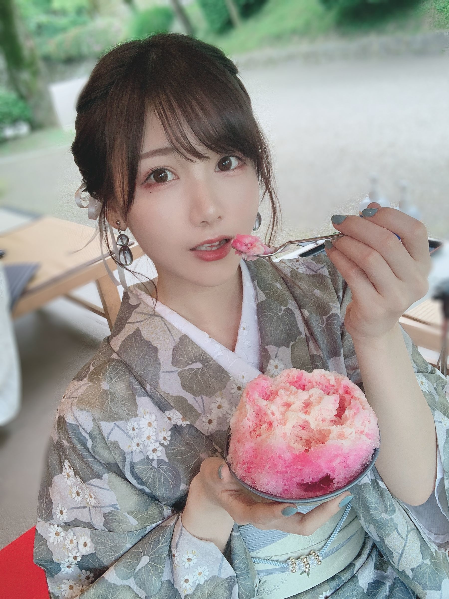 日本甜美COSERけんけん 2020.08 夏和服-图4
