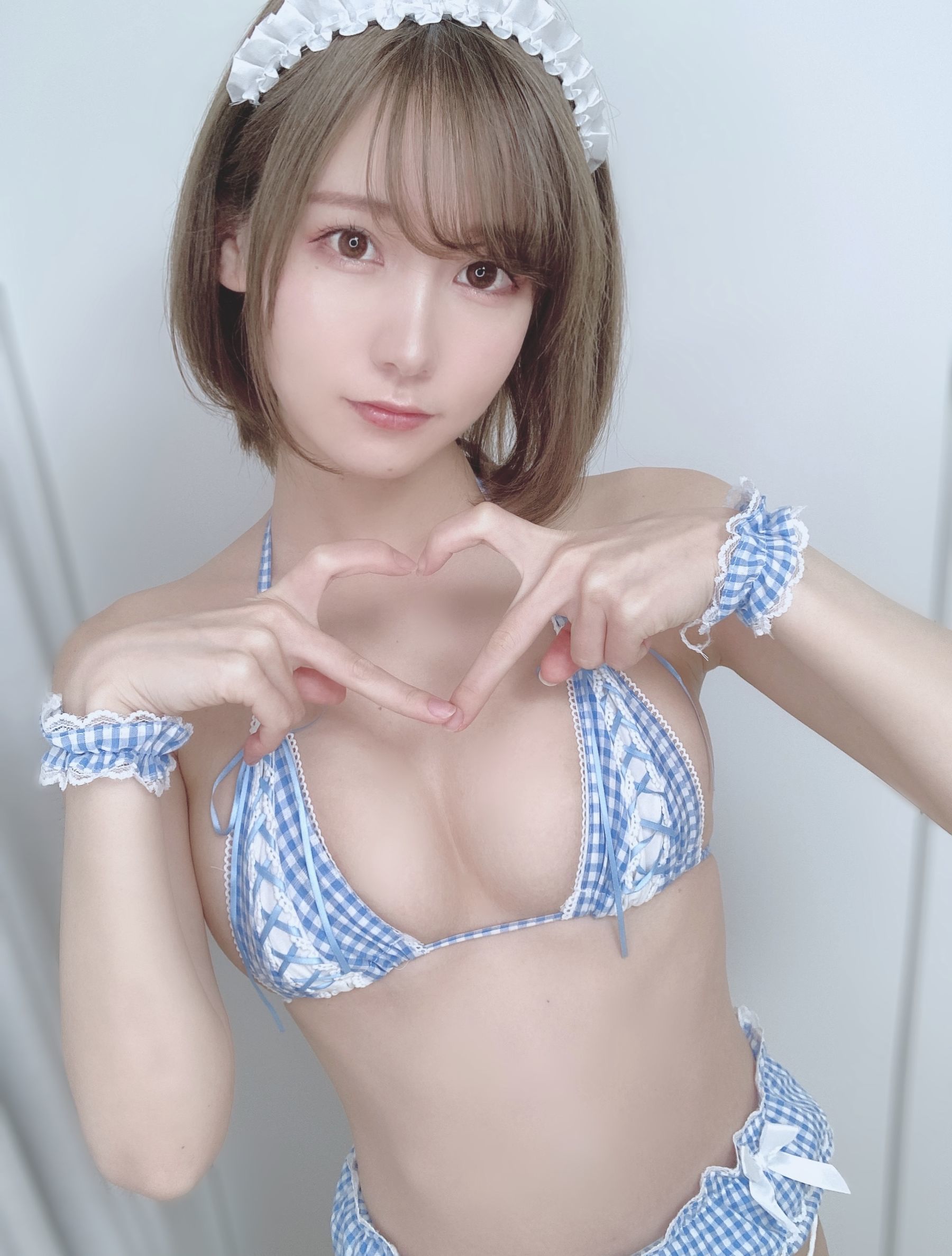日本甜美COSERけんけん 2020.09 ギンガムチェック-图10