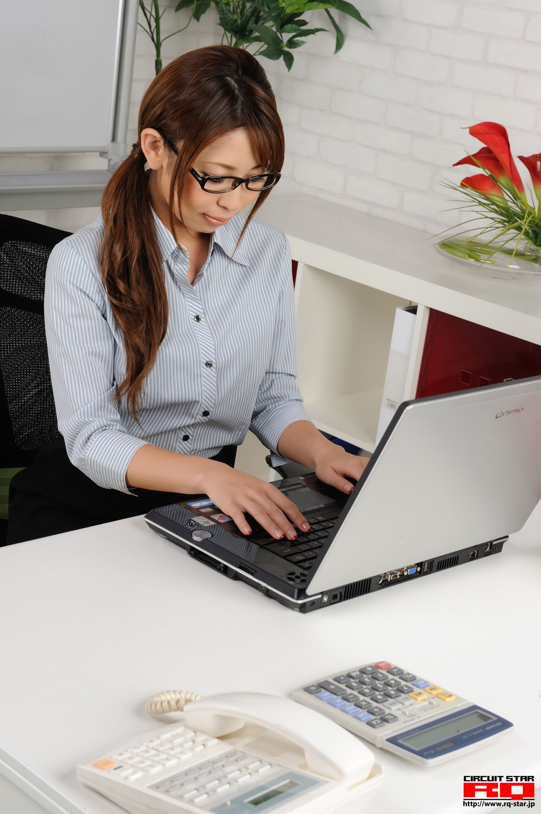 NO.00416 Riona Ohsaki 大崎莉央奈 Office Lady 办公室女郎系列-图0