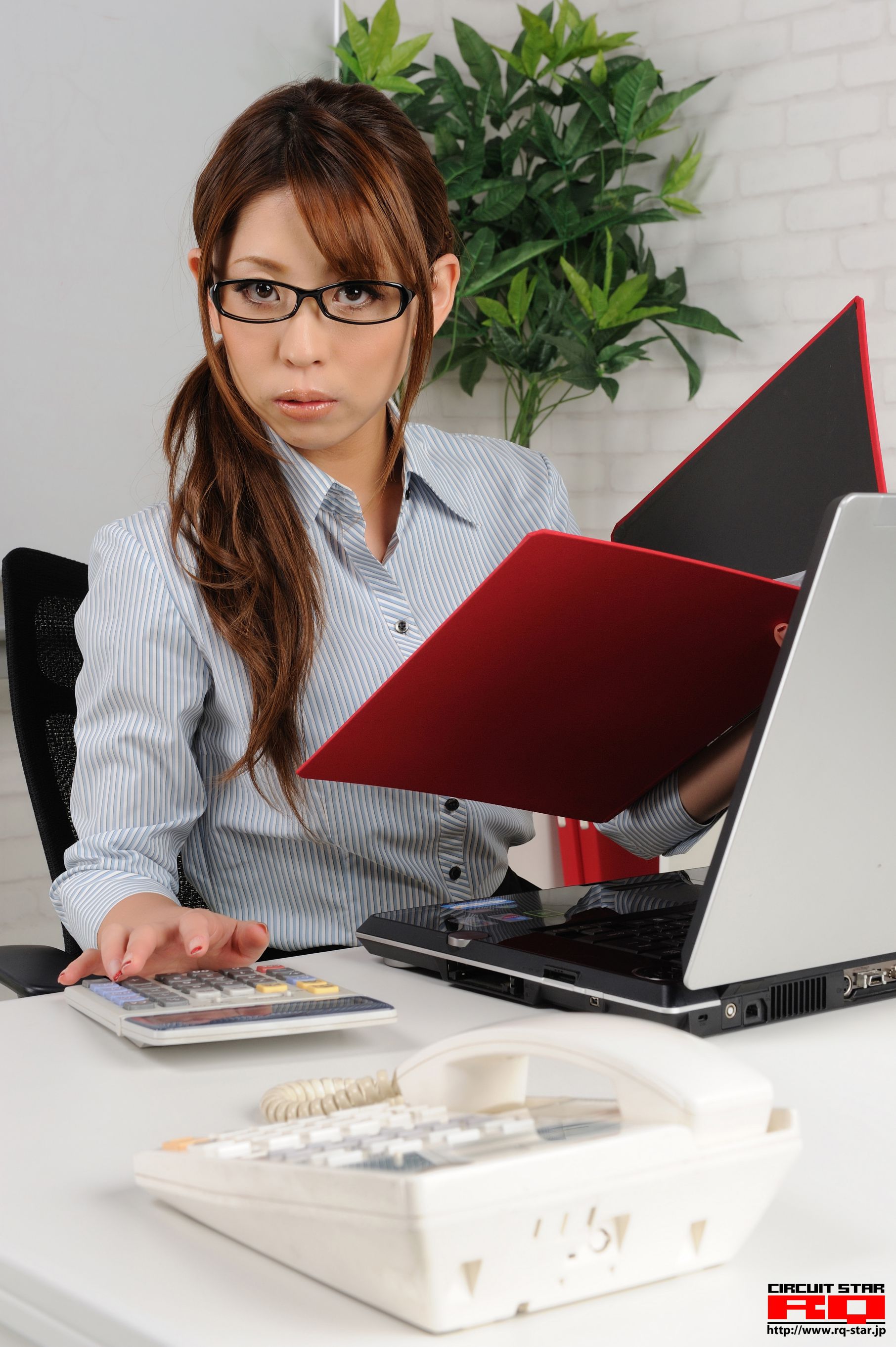 NO.00416 Riona Ohsaki 大崎莉央奈 Office Lady 办公室女郎系列-图9