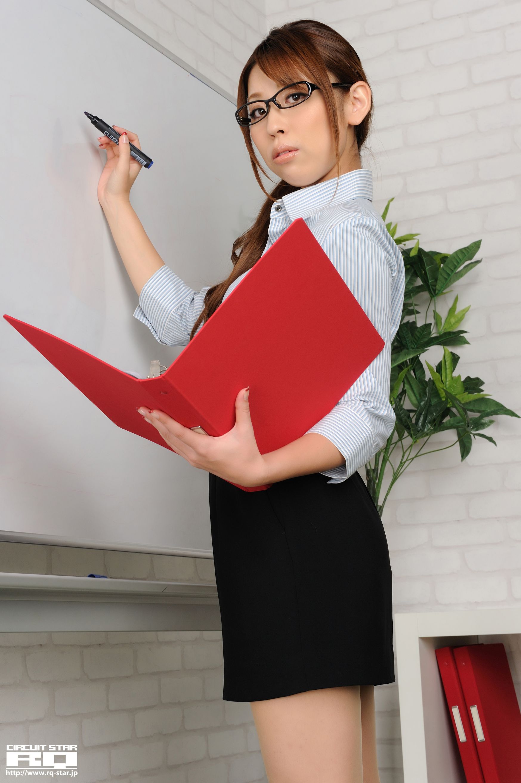 NO.00416 Riona Ohsaki 大崎莉央奈 Office Lady 办公室女郎系列-图34