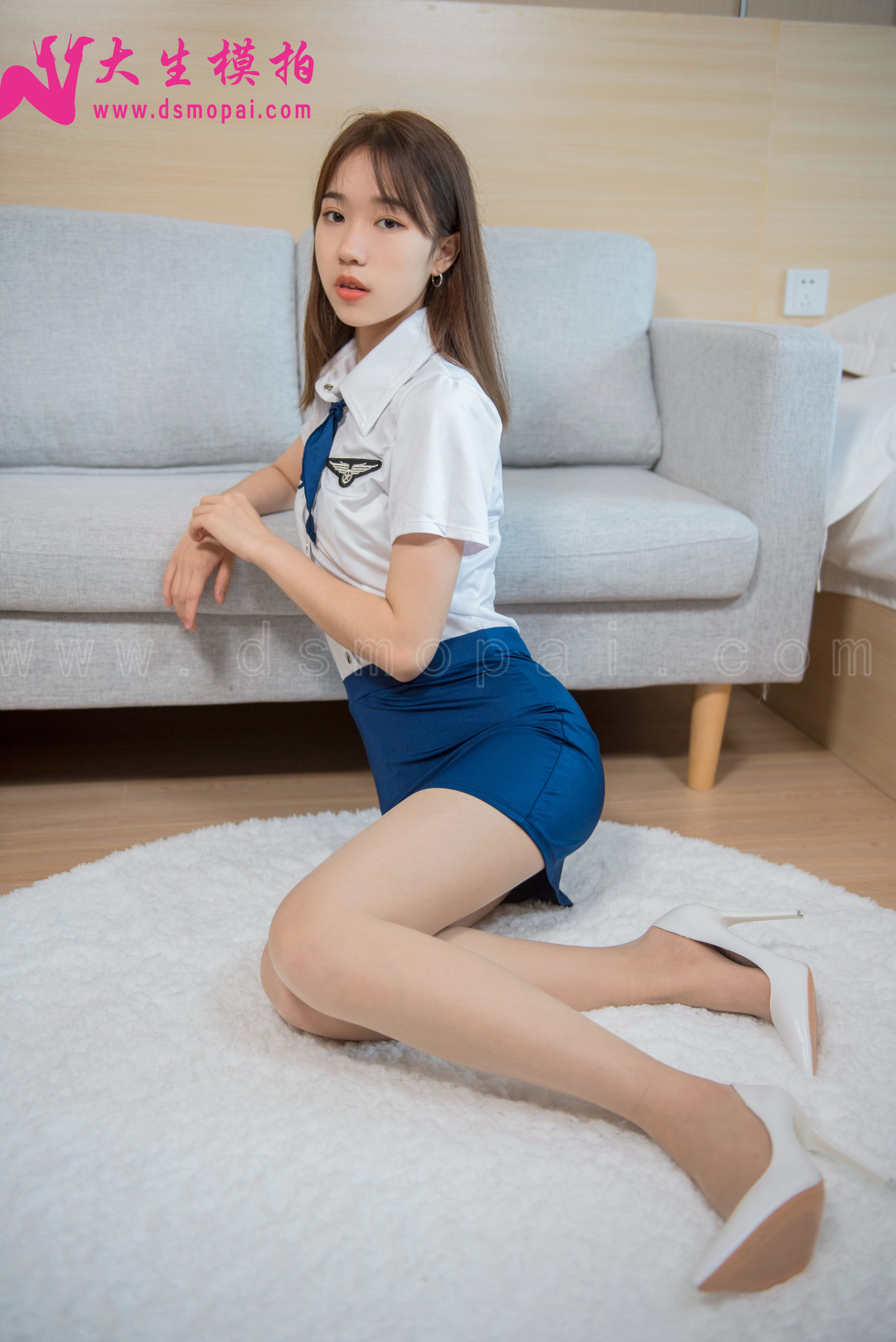 No.128 小鹿 肉丝小空姐-图3