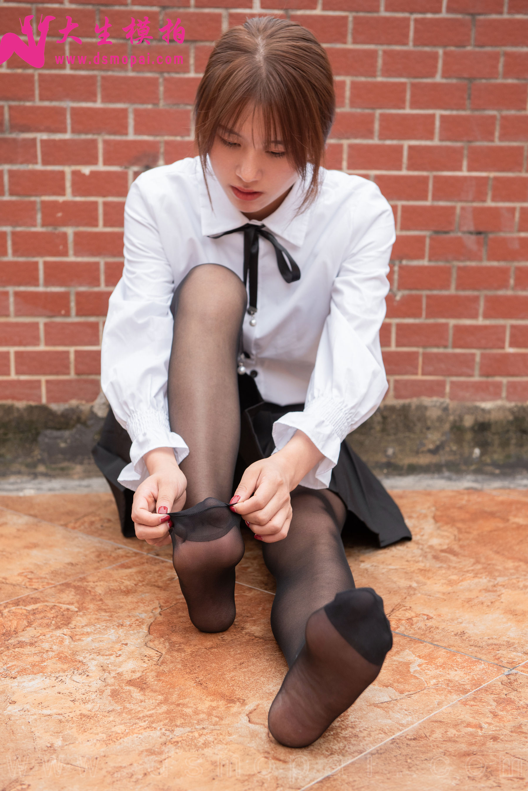 No.152 小颖 学院黑丝-图38