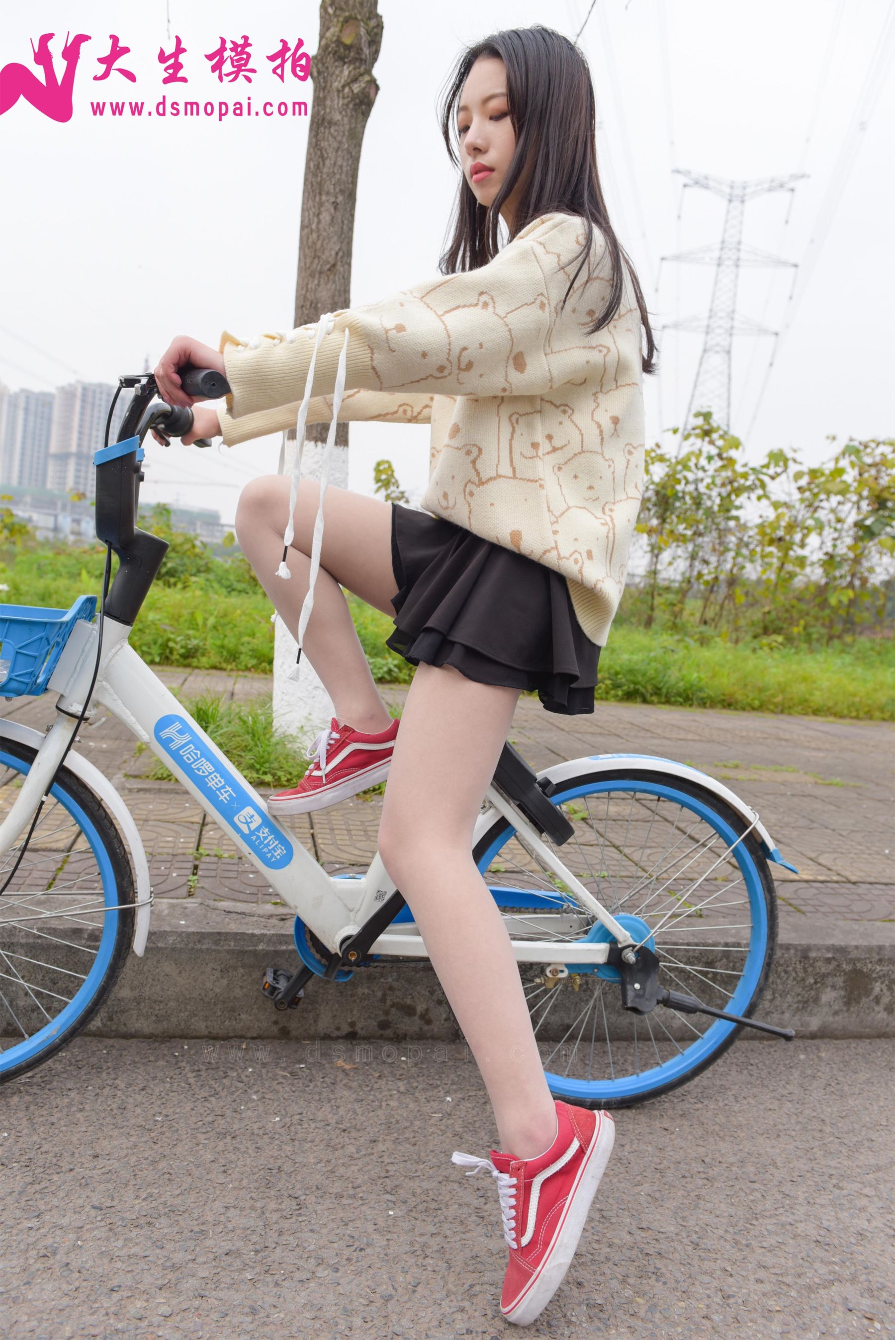 No.172 青青 单车少女-图3
