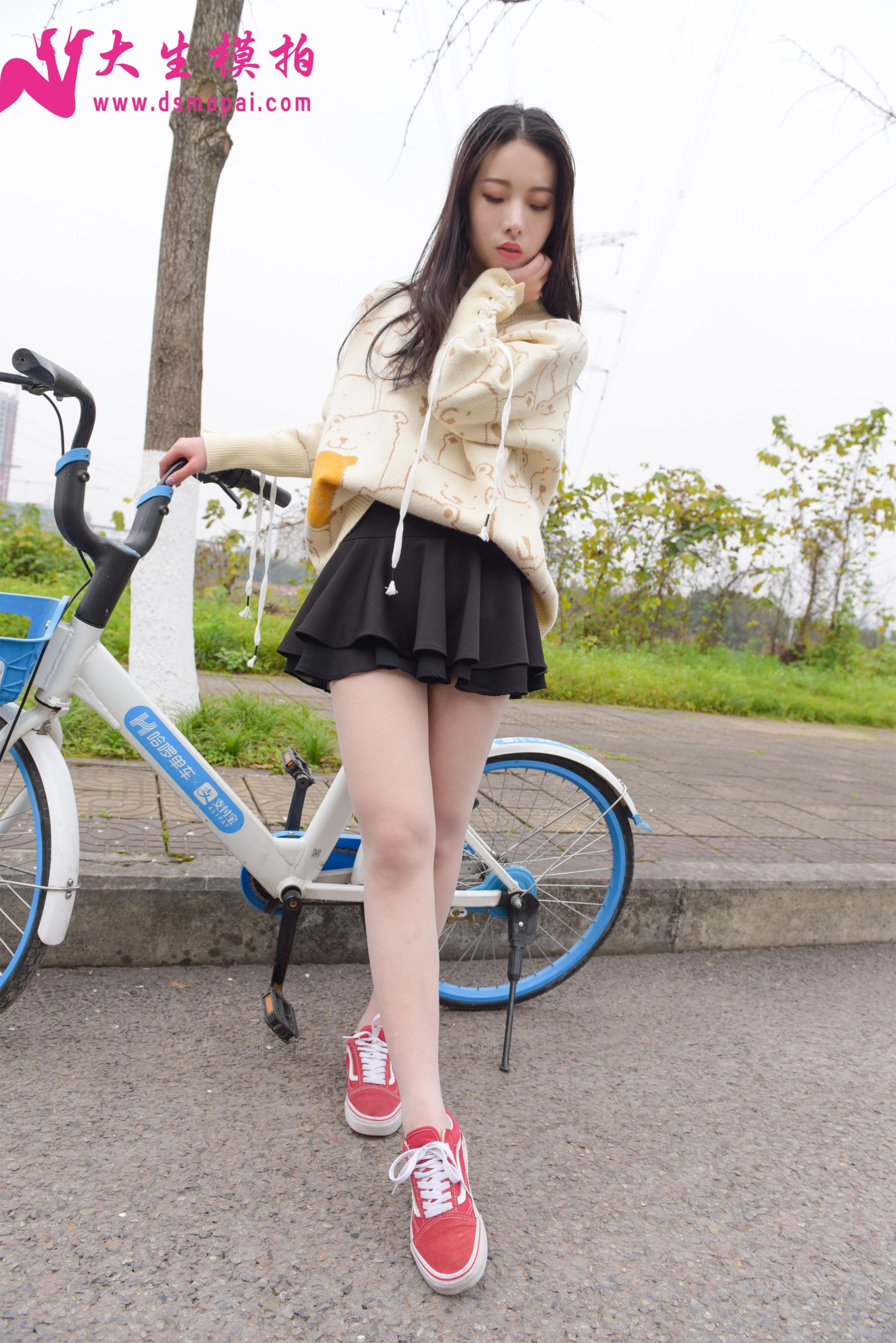 No.172 青青 单车少女-图5