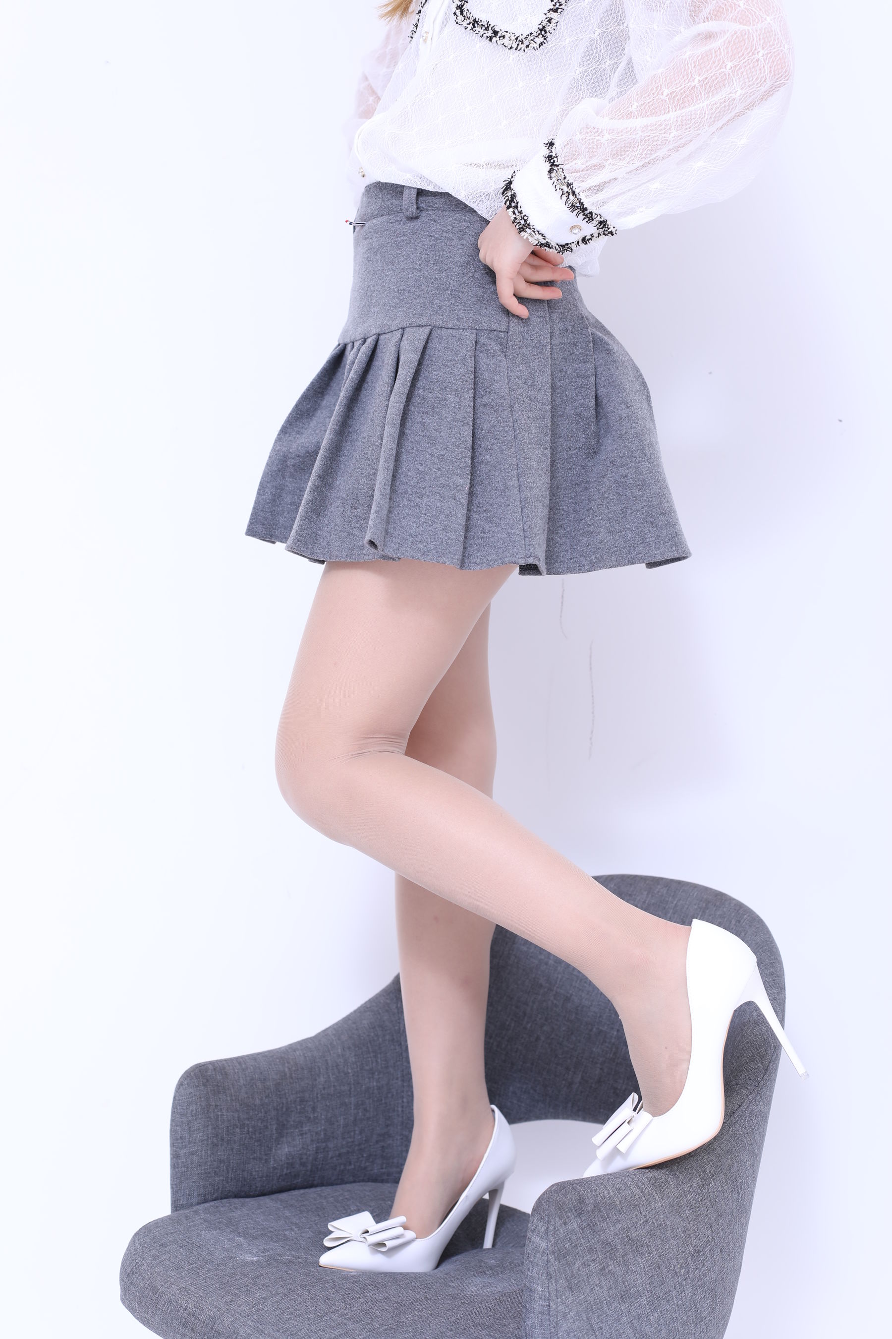 NO.018 高高 少女心的白色蝴蝶结-图34