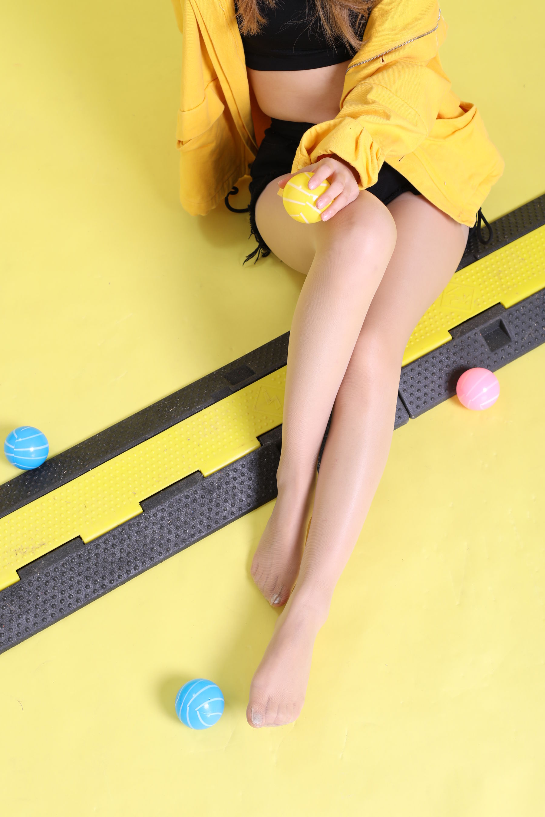 NO.021 高高 黄橙色的运动系少女-图22