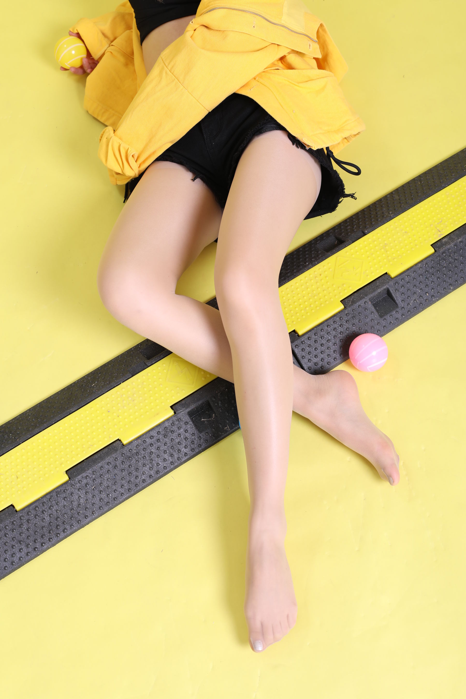 NO.021 高高 黄橙色的运动系少女-图26