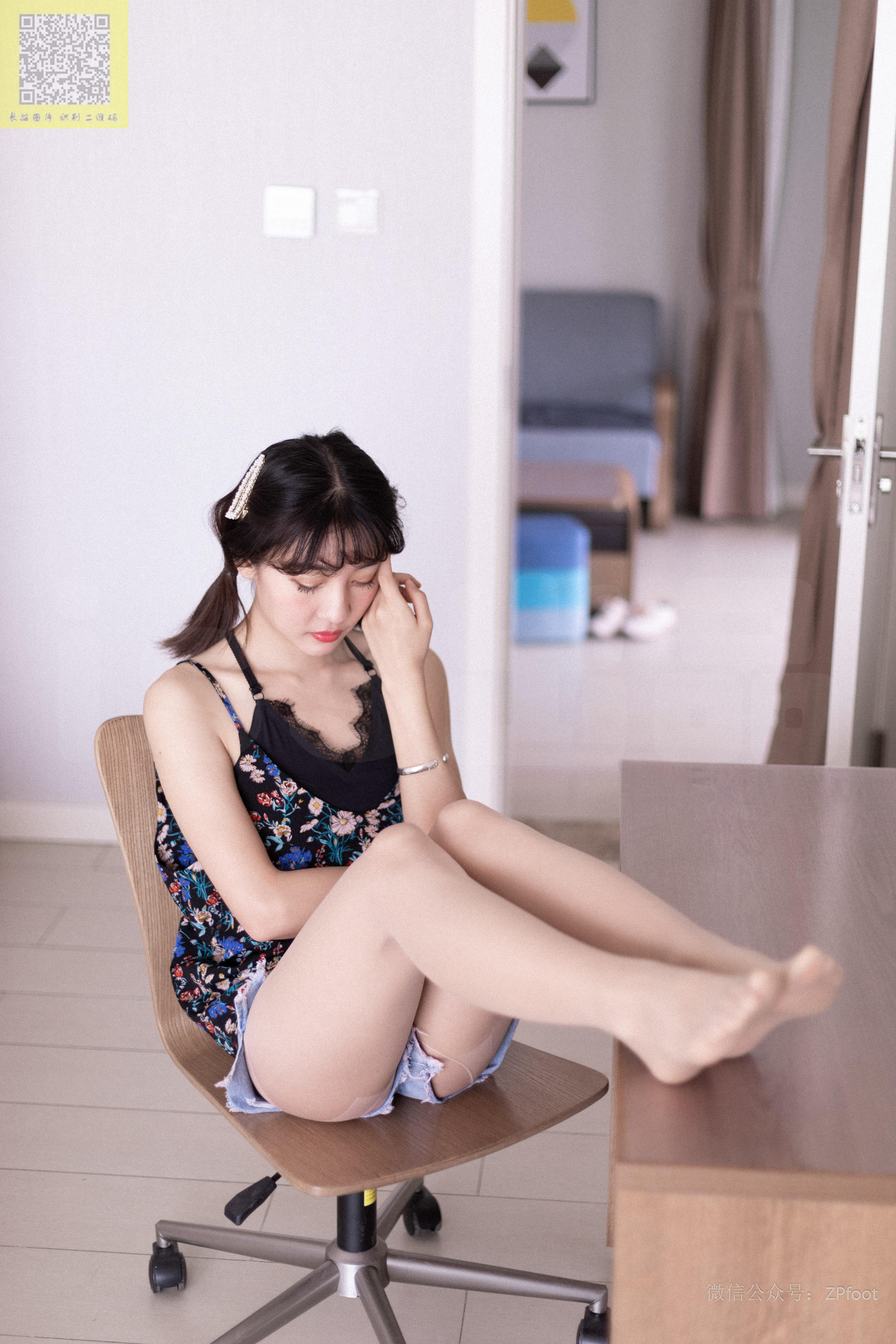 NO.084 小雪 小雪的吊带肉丝-图56