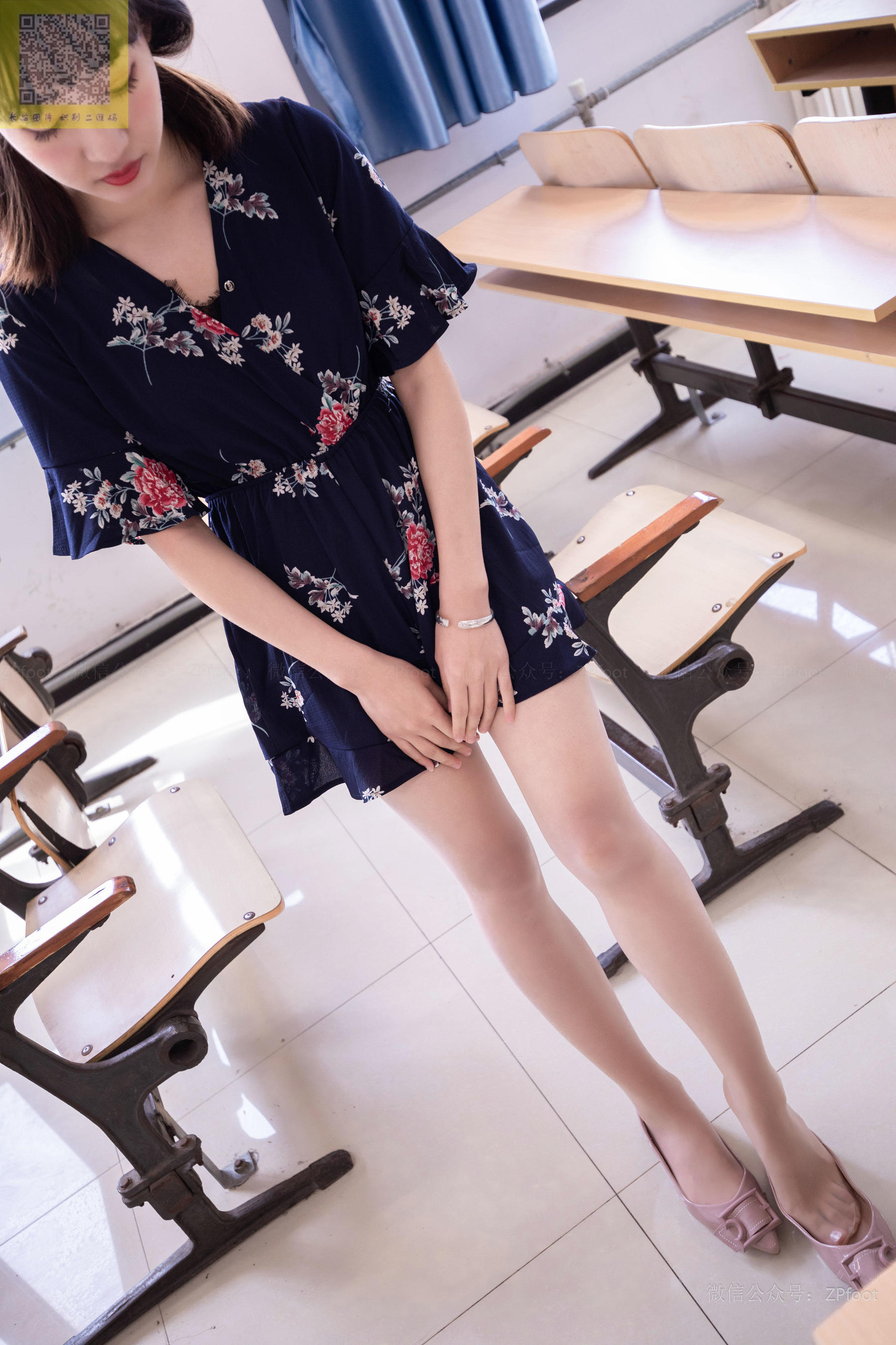 NO.087 小雪 教室碎花裙-图77